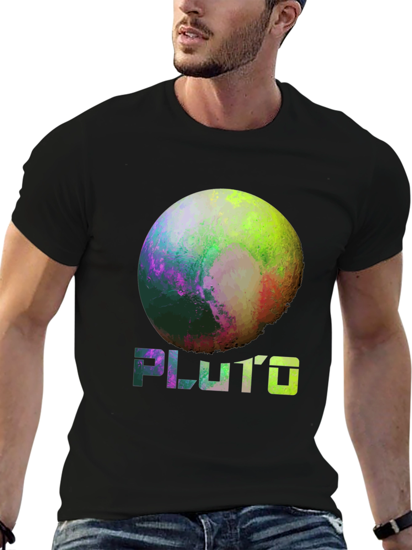 Pluto Planet Graphic Tee - Space Lover T-Shirt