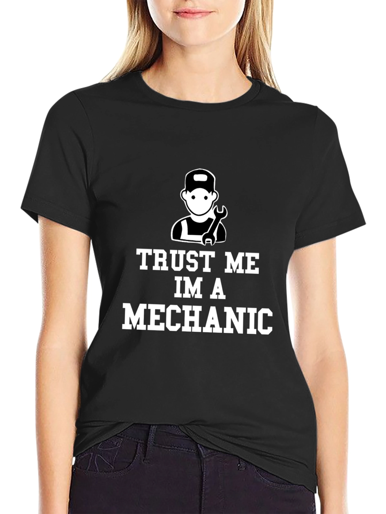 Trust Me Im A Mechanic Black T-Shirt
