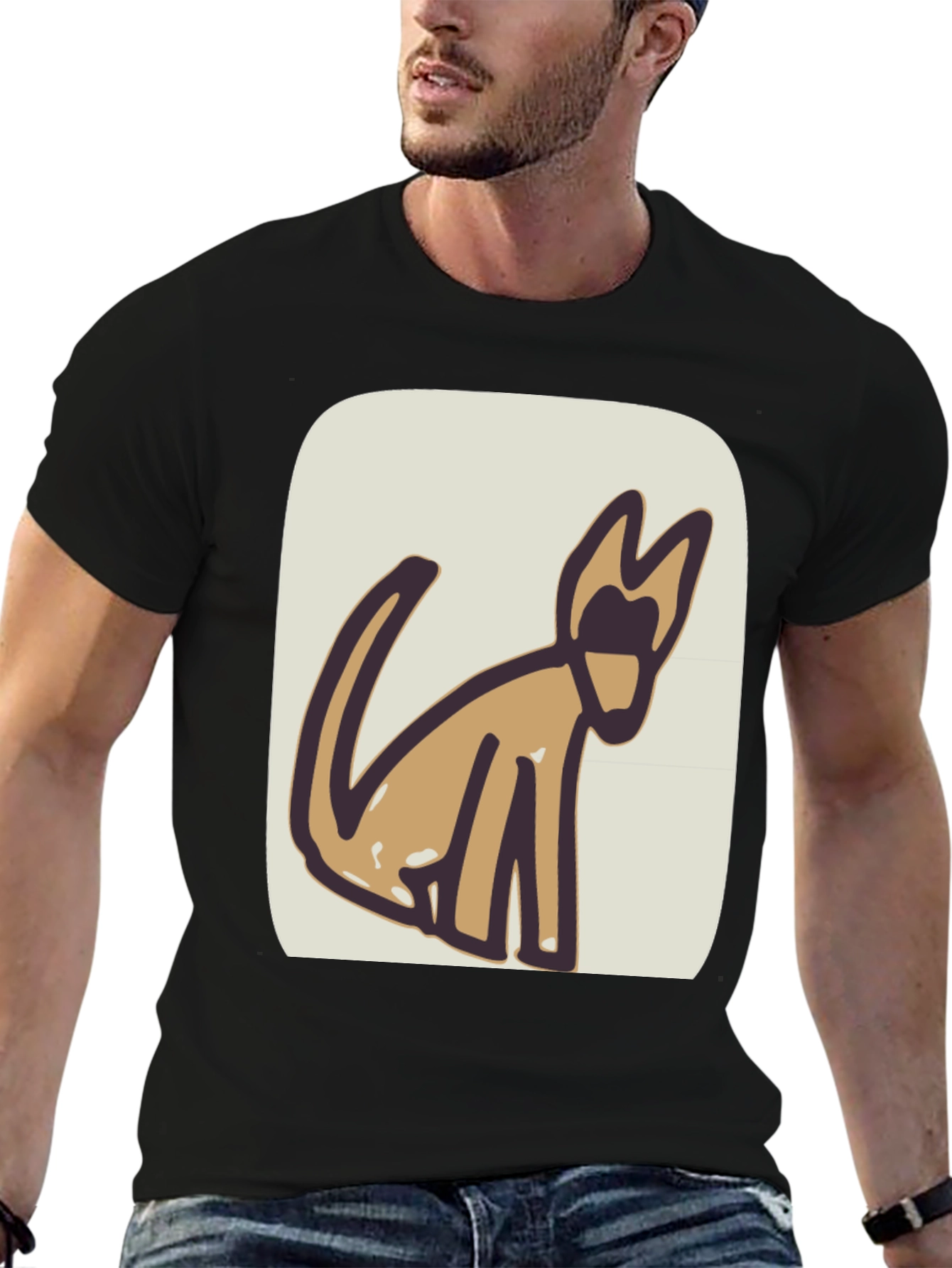 Dog Graphic Tee - Casual Comfort