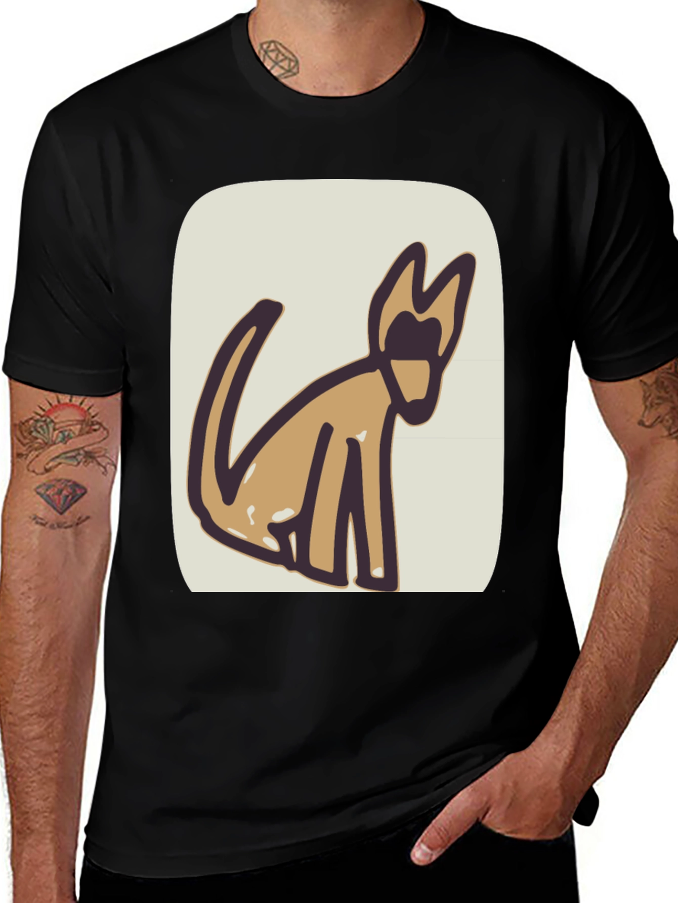 Dog Graphic Tee - Casual Comfort