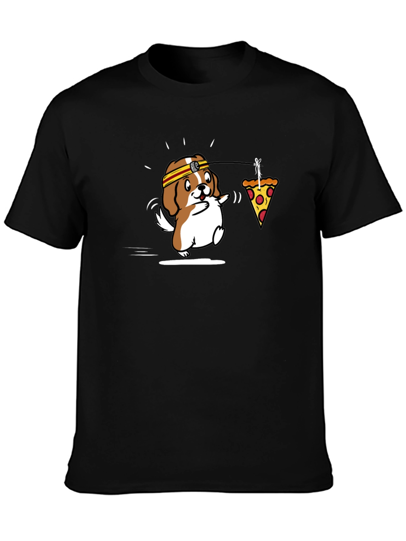 Dog Pizza Headband T-Shirt