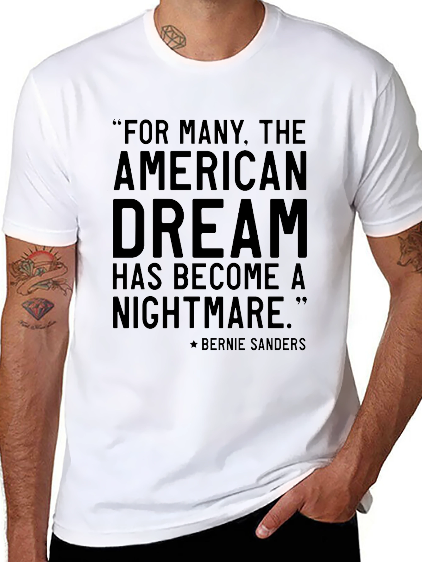 American Dream Nightmare Bernie Sanders T-Shirt