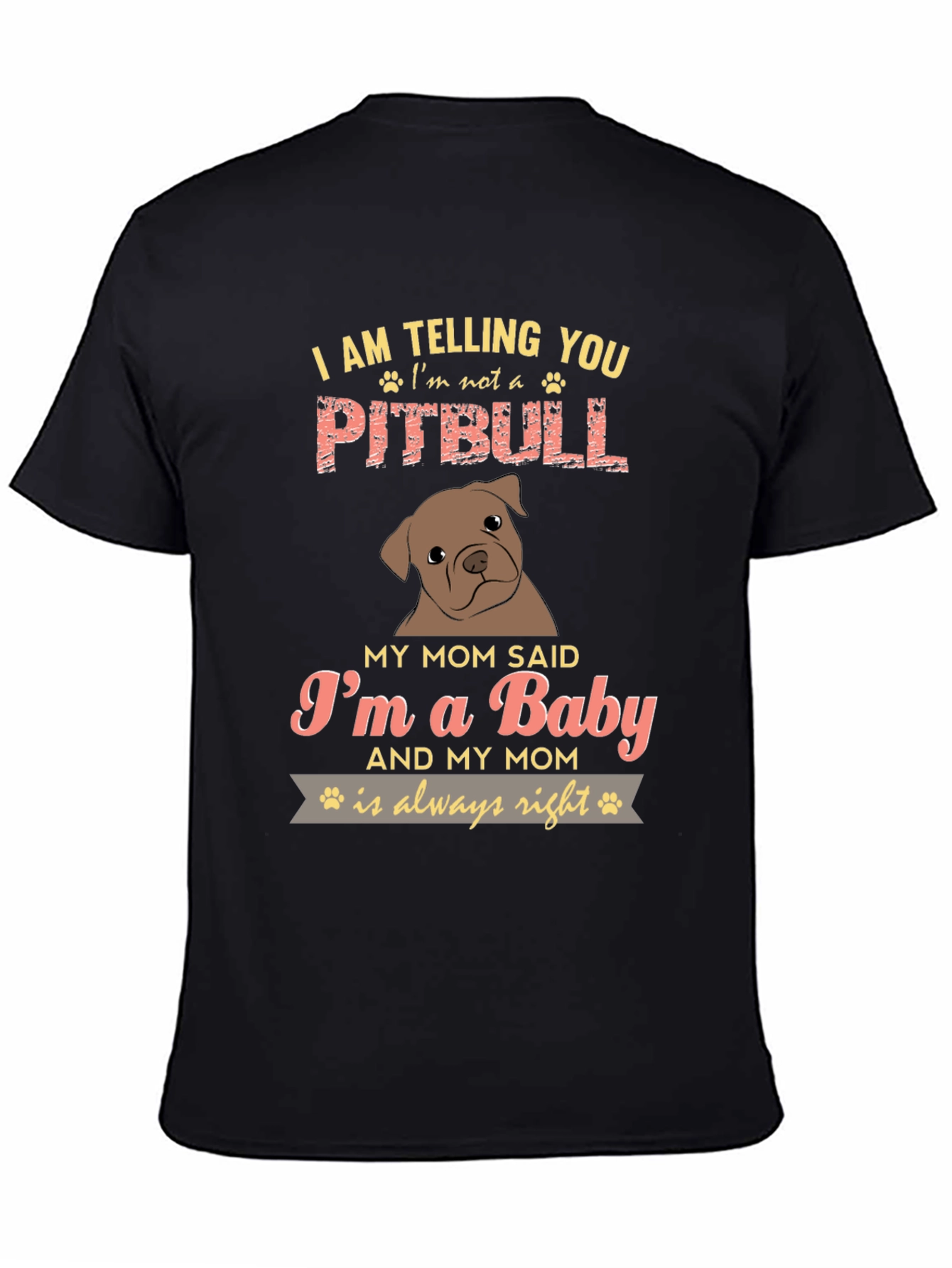 Im Not A Pitbull Baby Graphic Tee