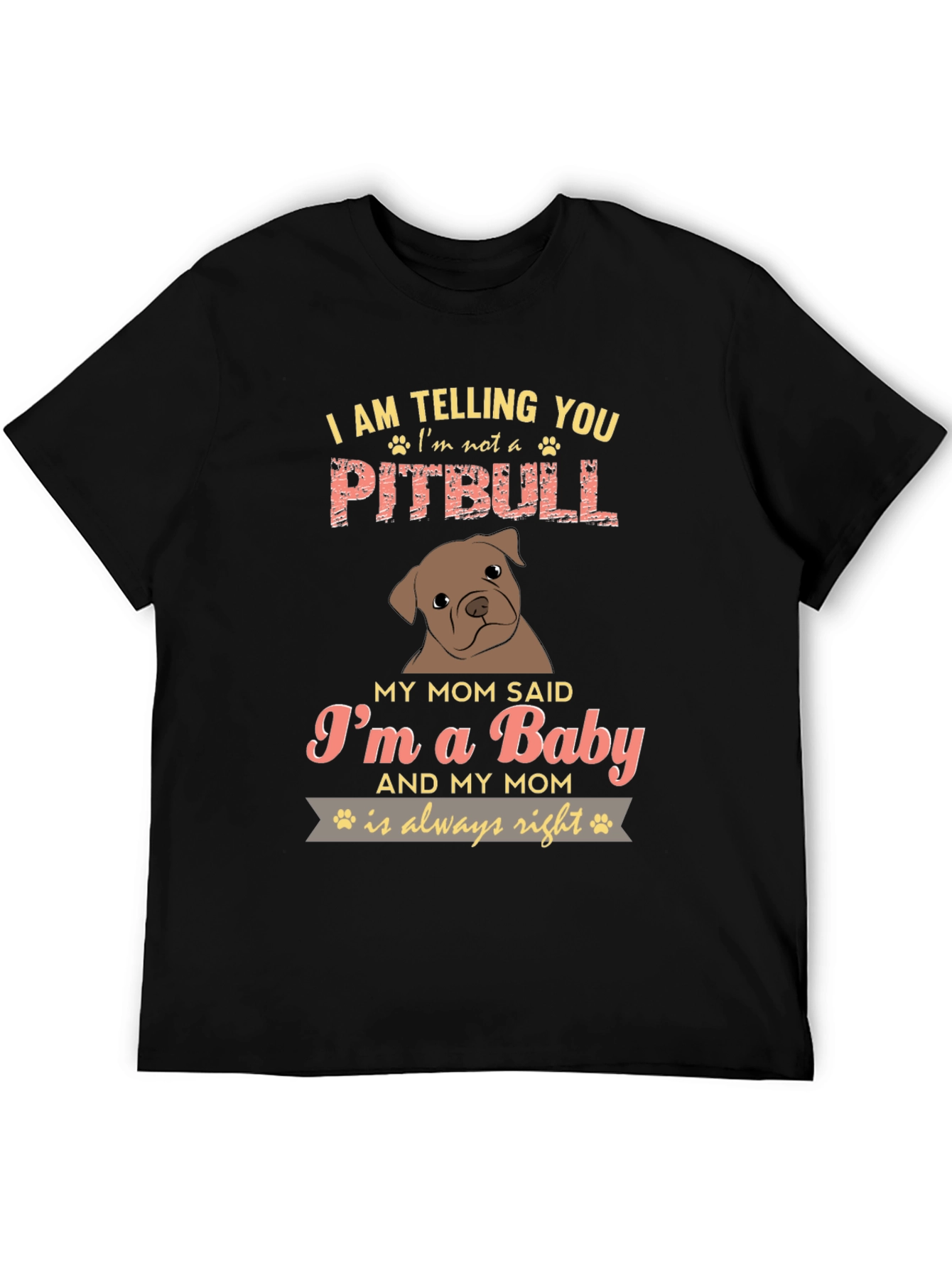 Im Not A Pitbull Baby Graphic Tee