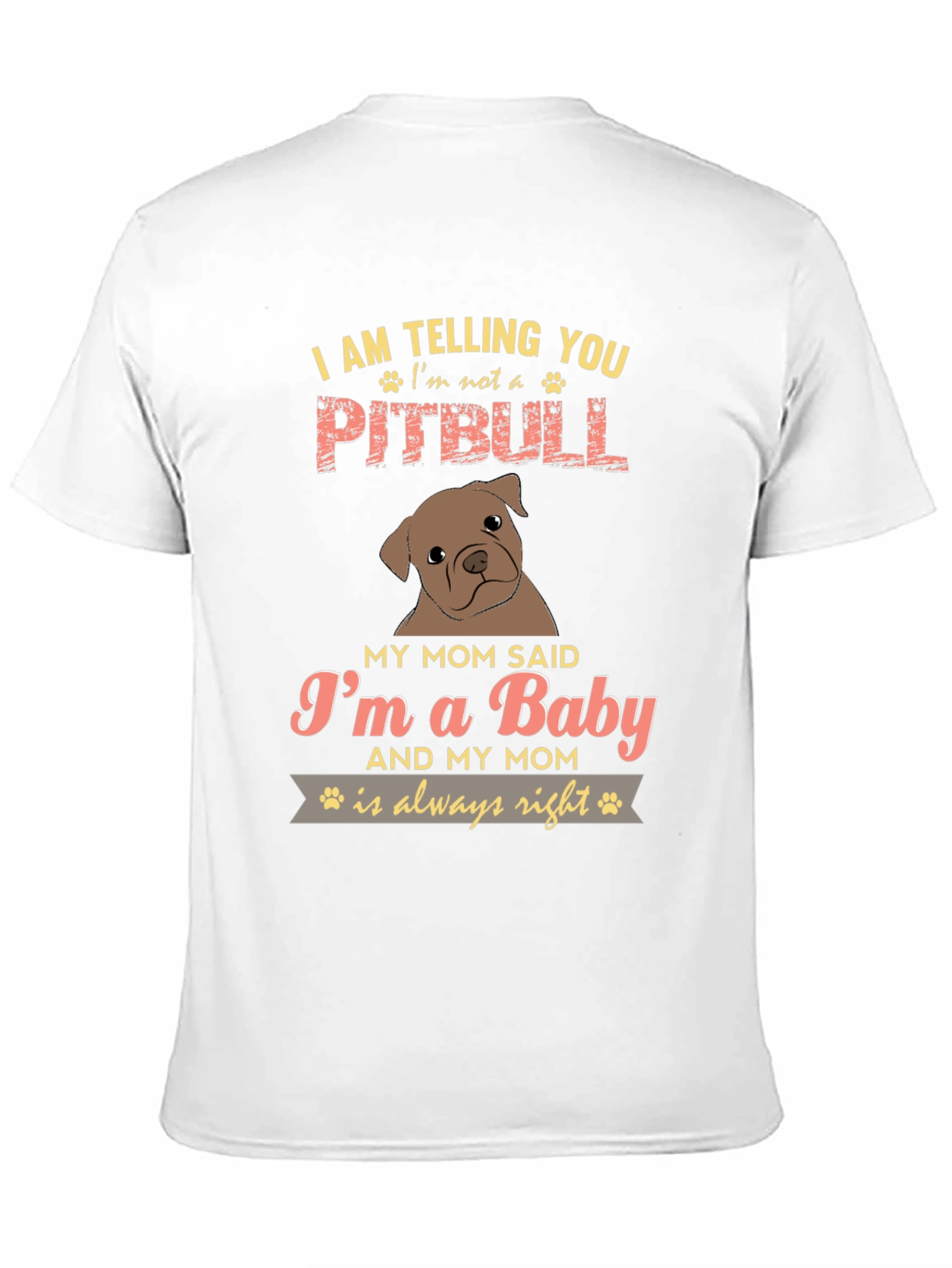 Im Not A Pitbull Baby Graphic Tee