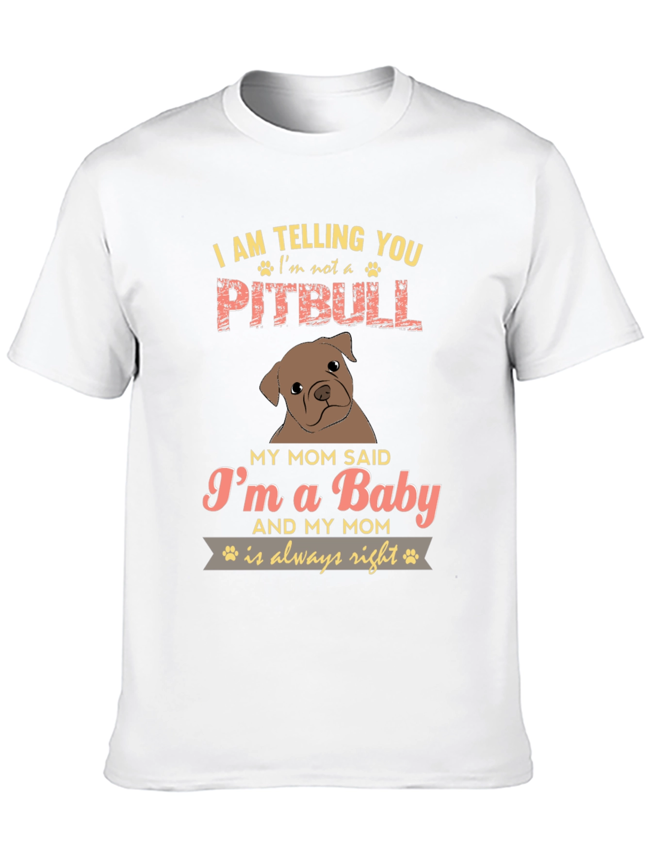 Im Not A Pitbull Baby Graphic Tee