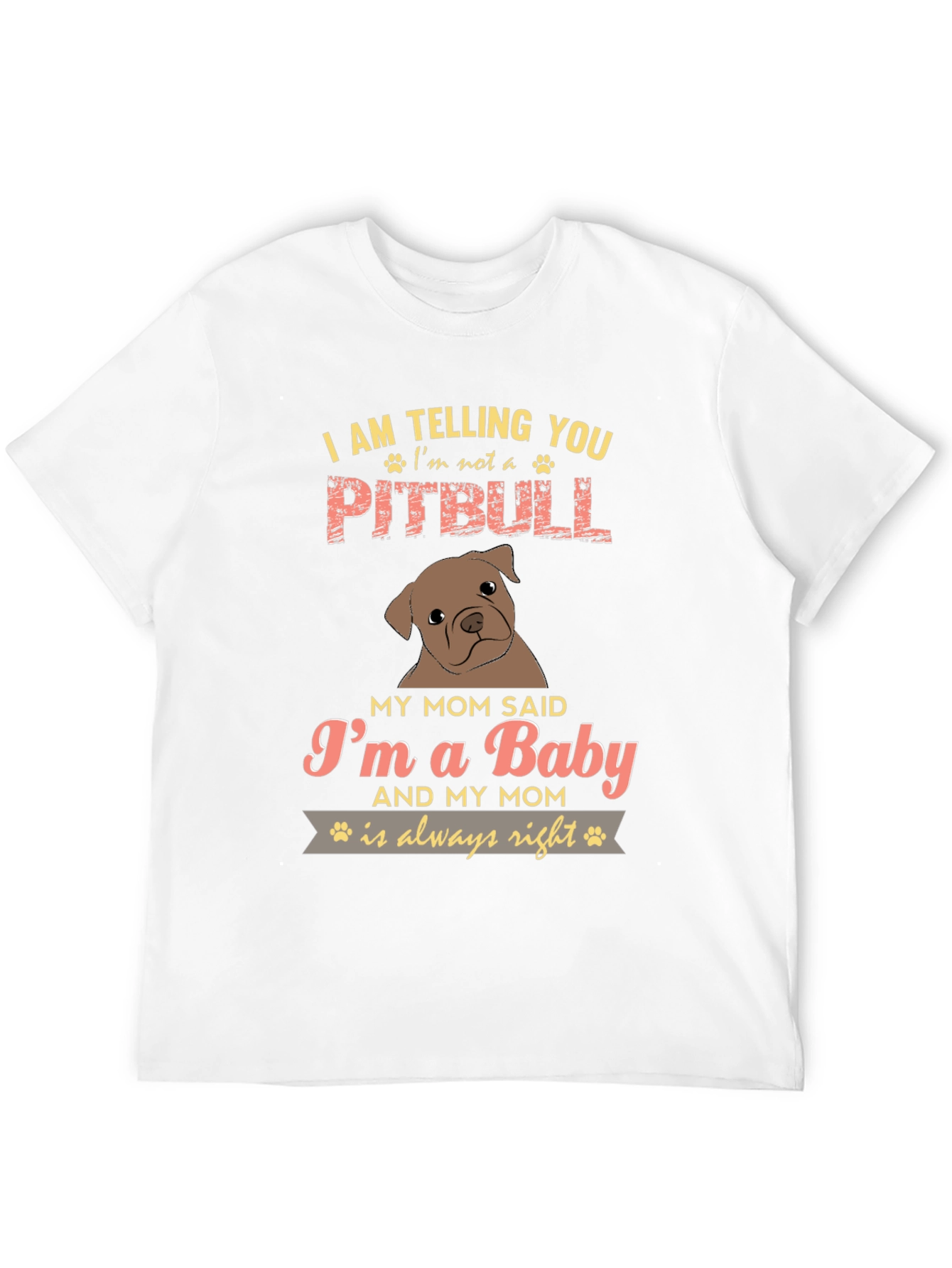 Im Not A Pitbull Baby Graphic Tee
