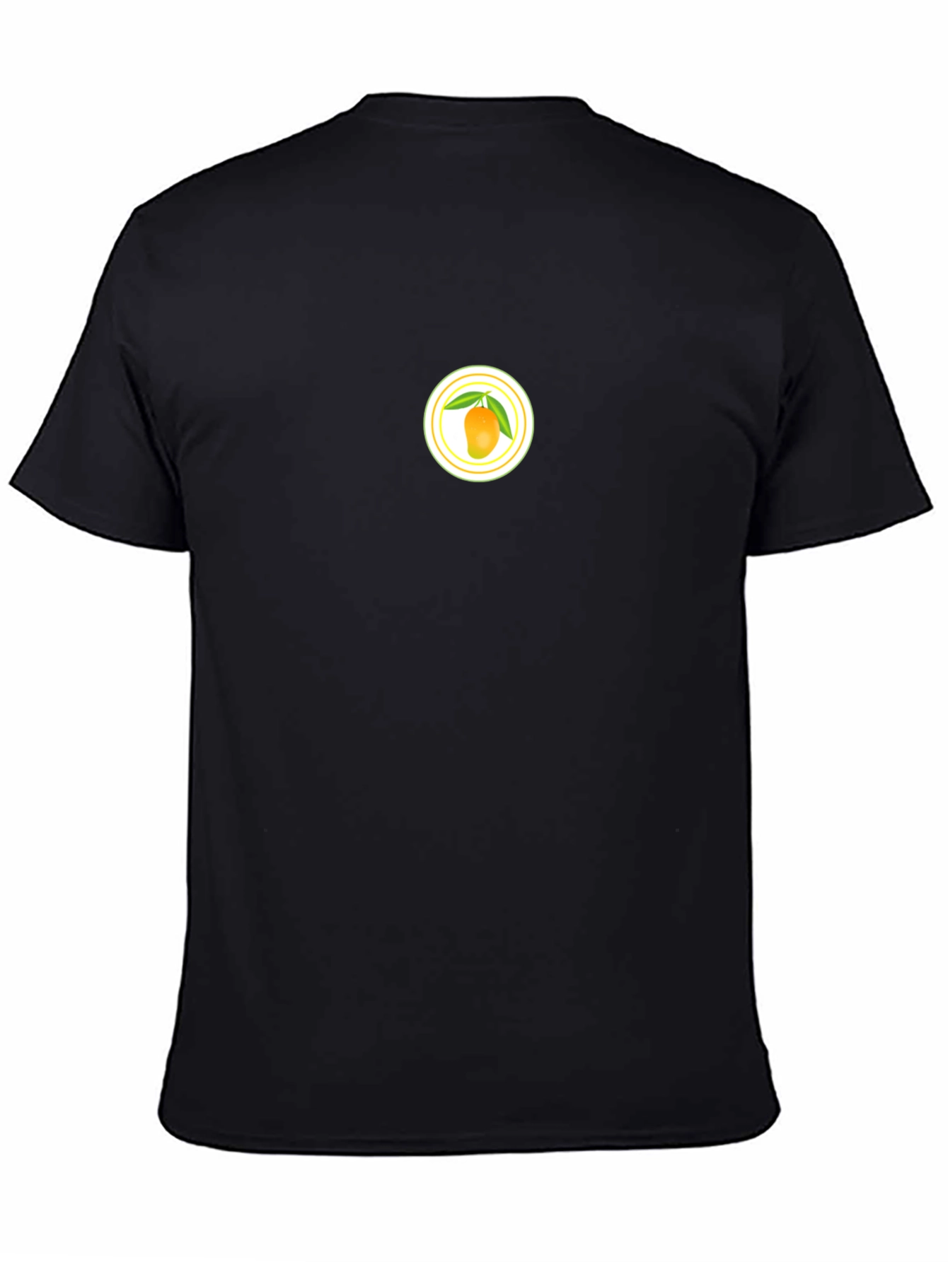 Mango Graphic Tee - Casual Black T-Shirt