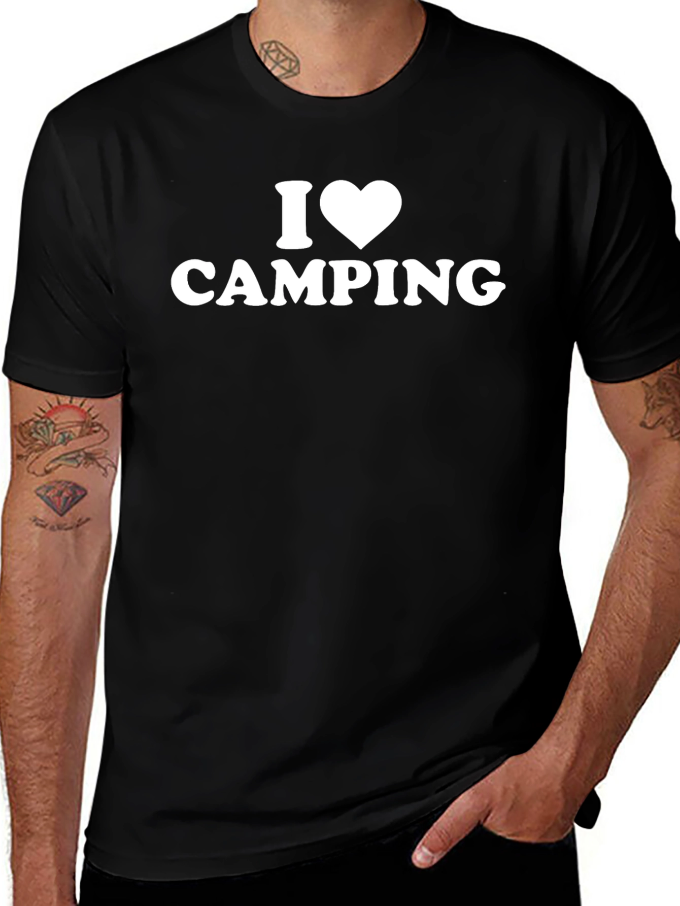 I Love Camping T-Shirt - Outdoor Adventure Tee
