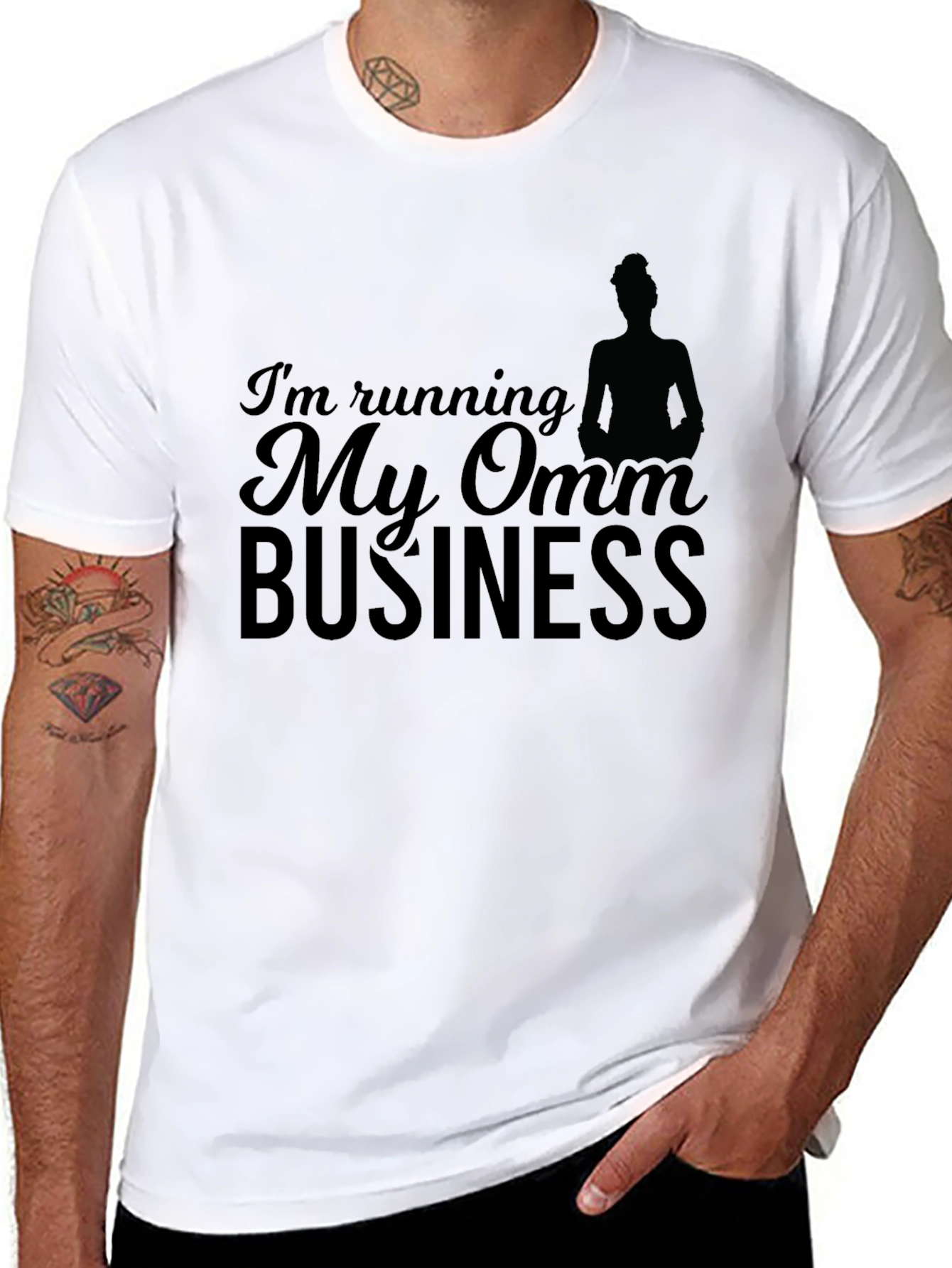 Im Running My Omm Business Graphic T-Shirt