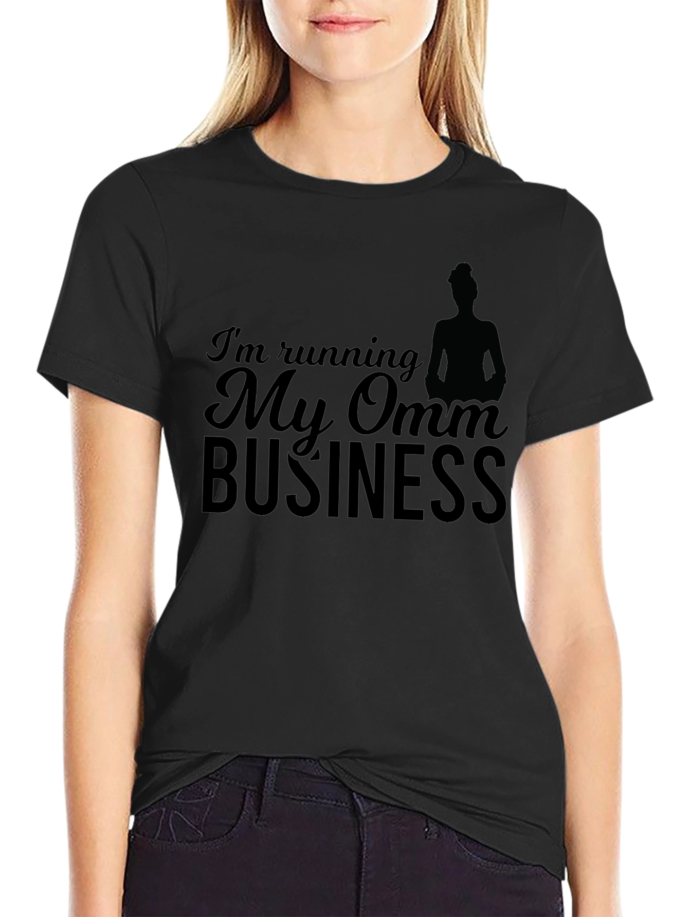 Im Running My Omm Business Graphic T-Shirt