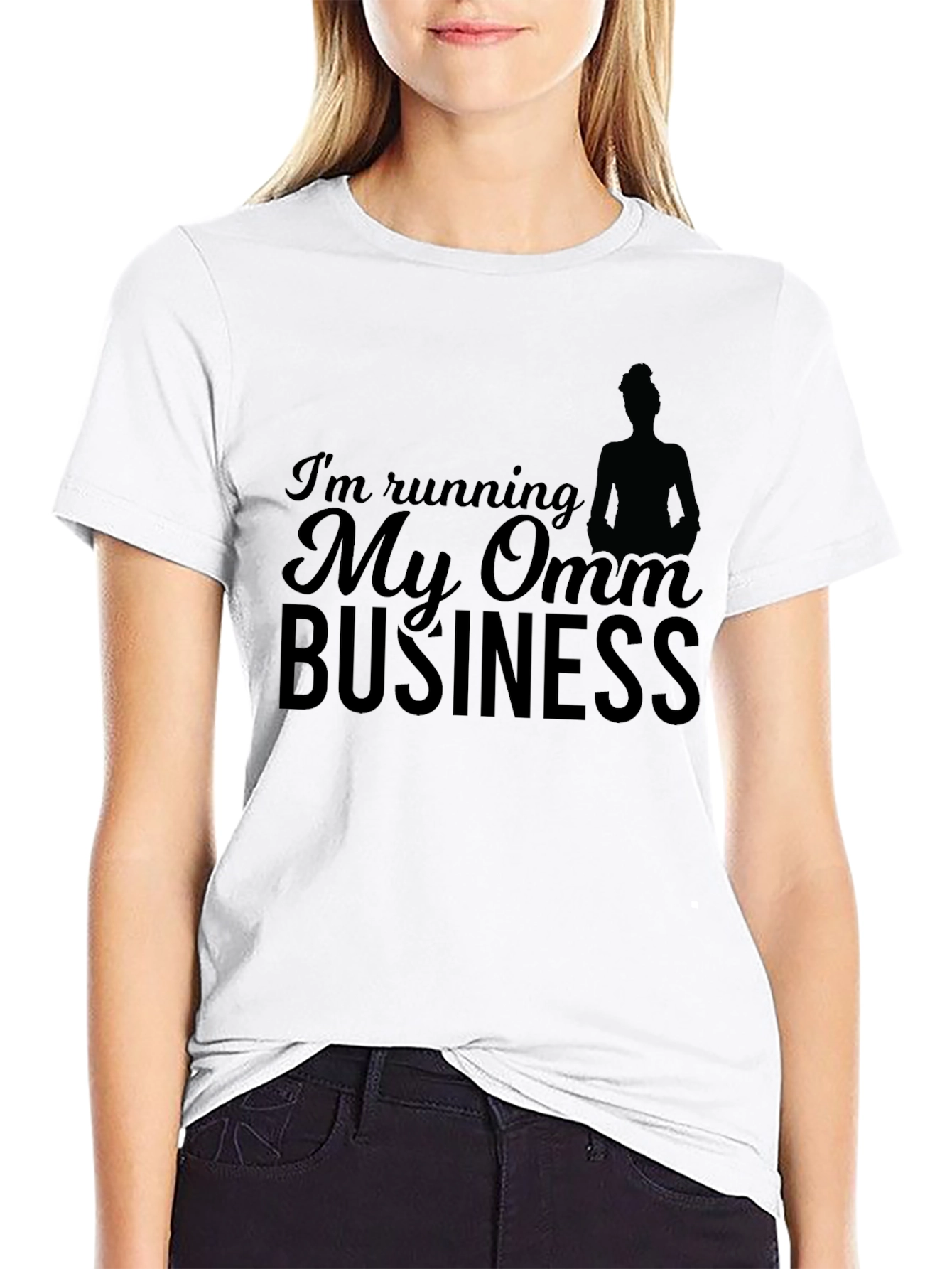 Im Running My Omm Business Graphic T-Shirt