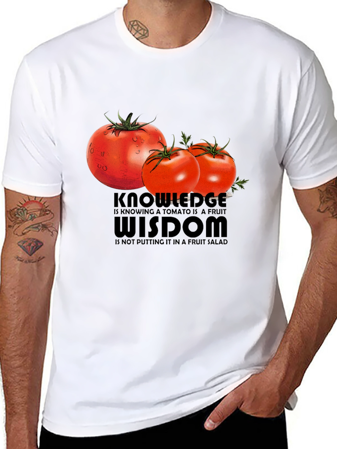 Tomato Fruit Wisdom Graphic Tee