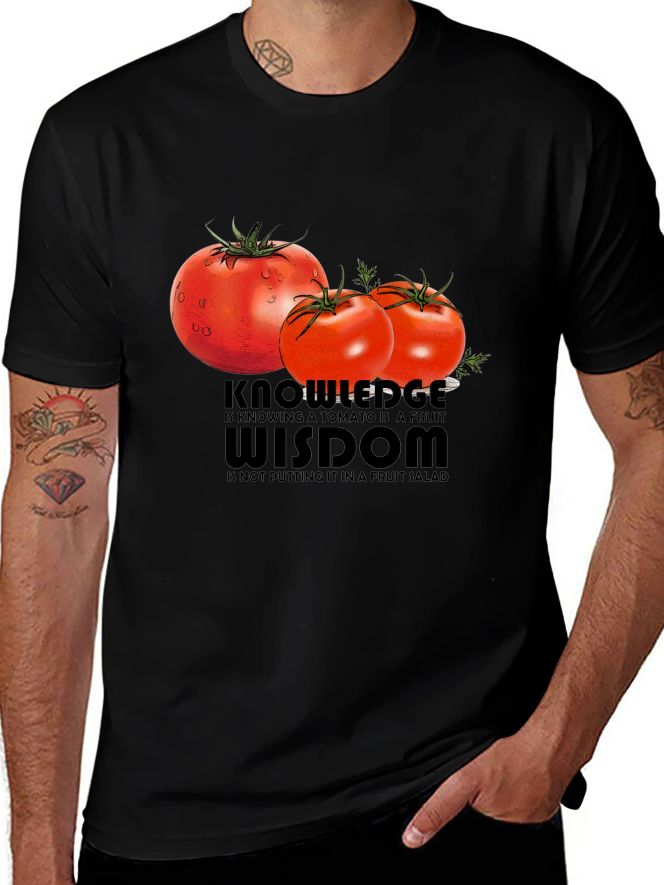 Tomato Fruit Wisdom Graphic Tee