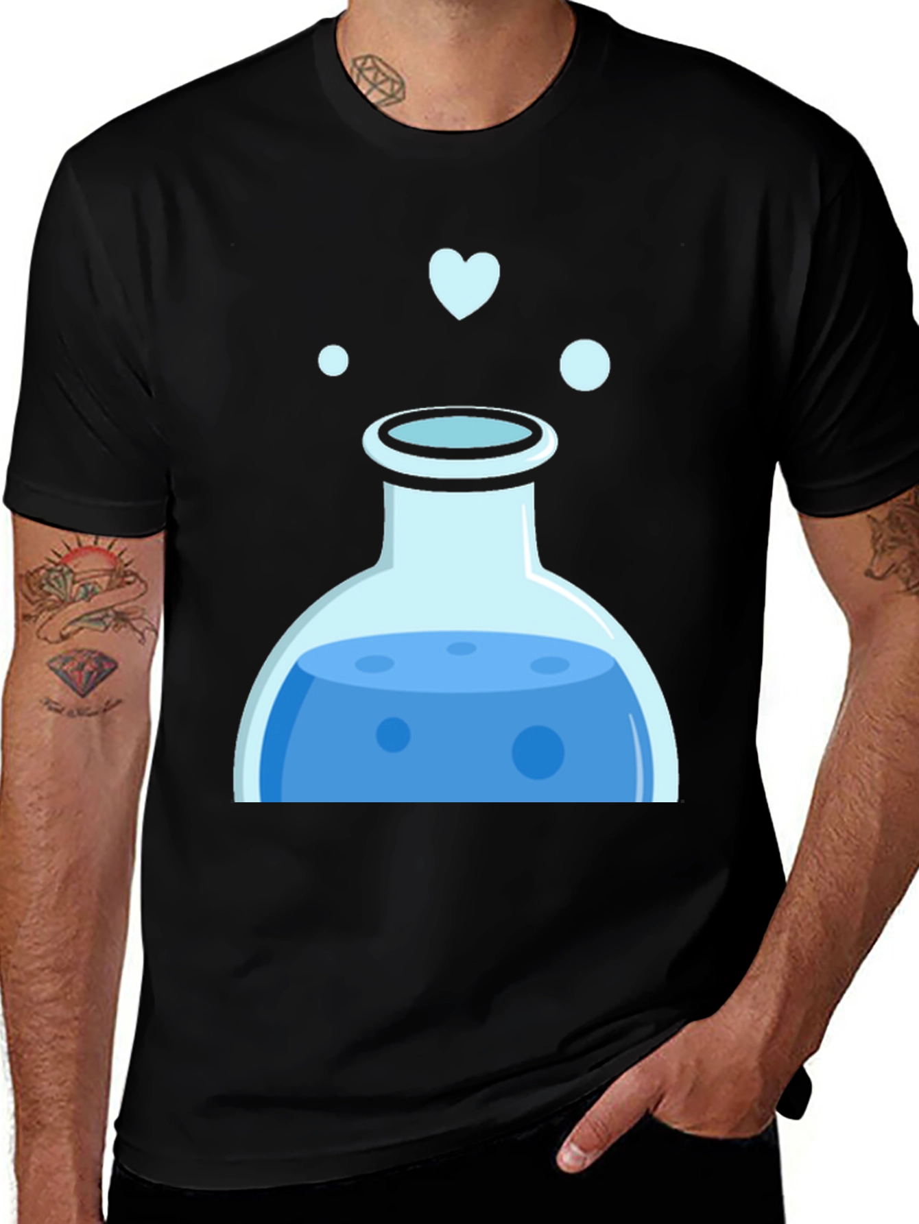 Potion of Love Graphic Tee - Black