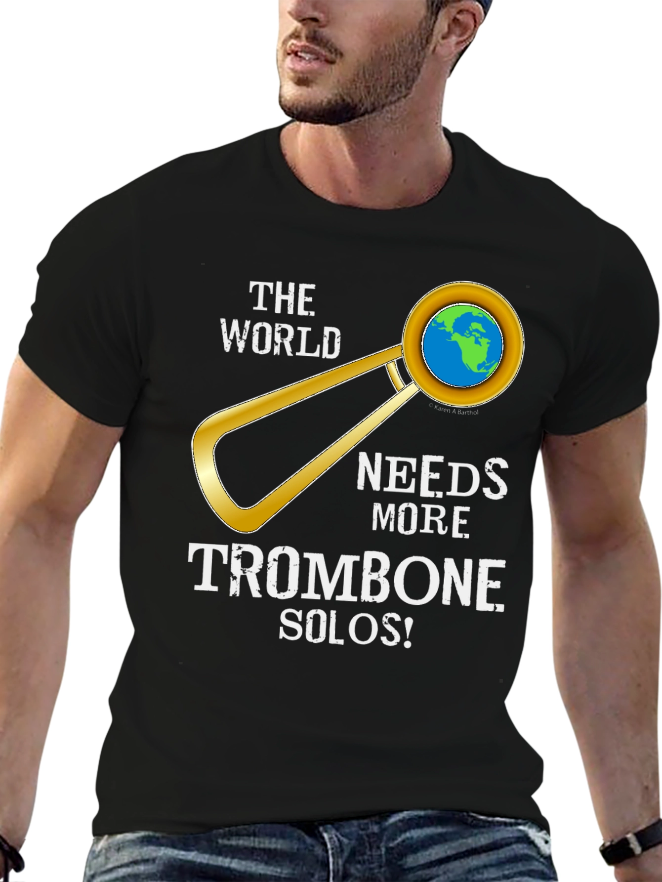 The World Needs More Trombone Solos T-Shirt