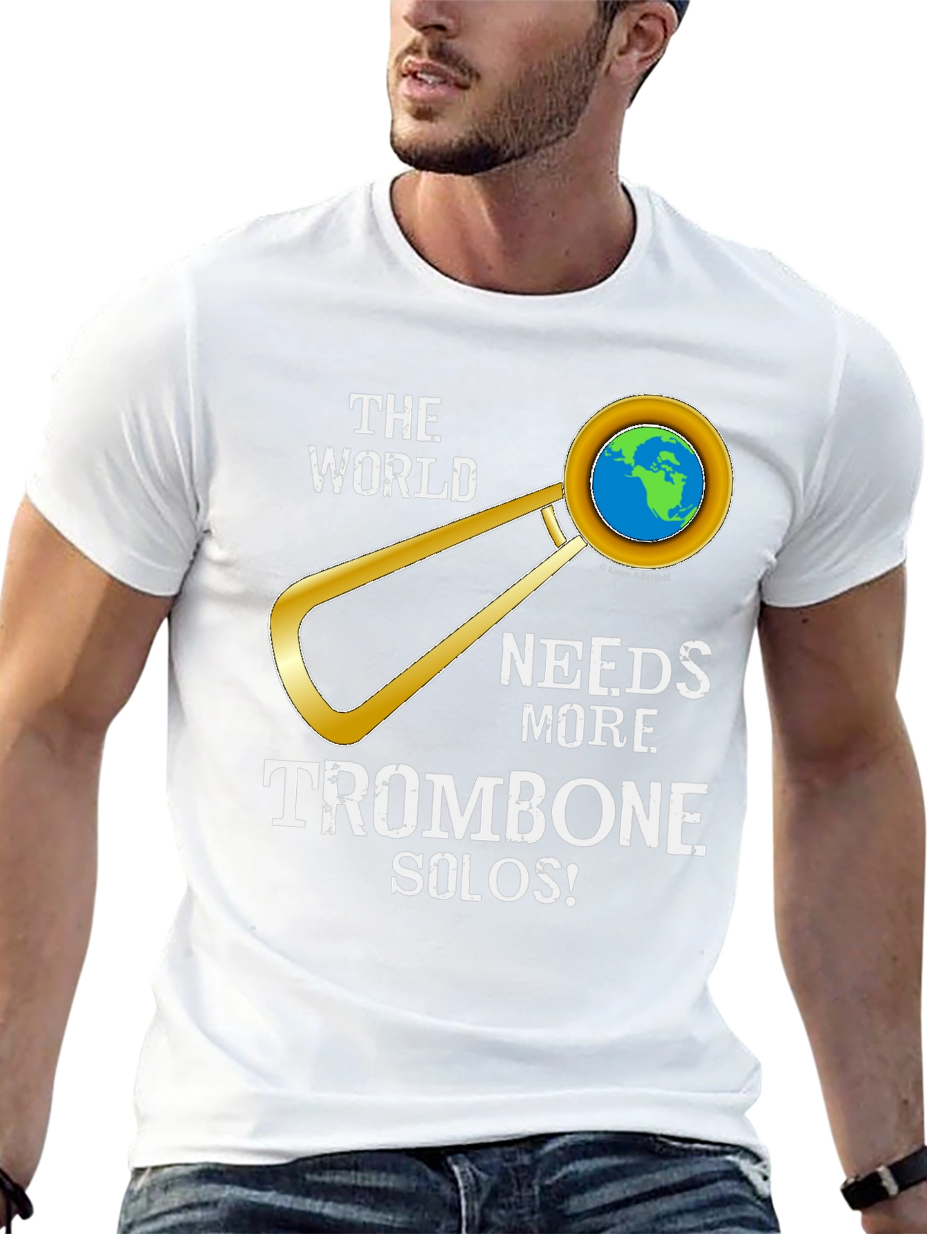 The World Needs More Trombone Solos T-Shirt