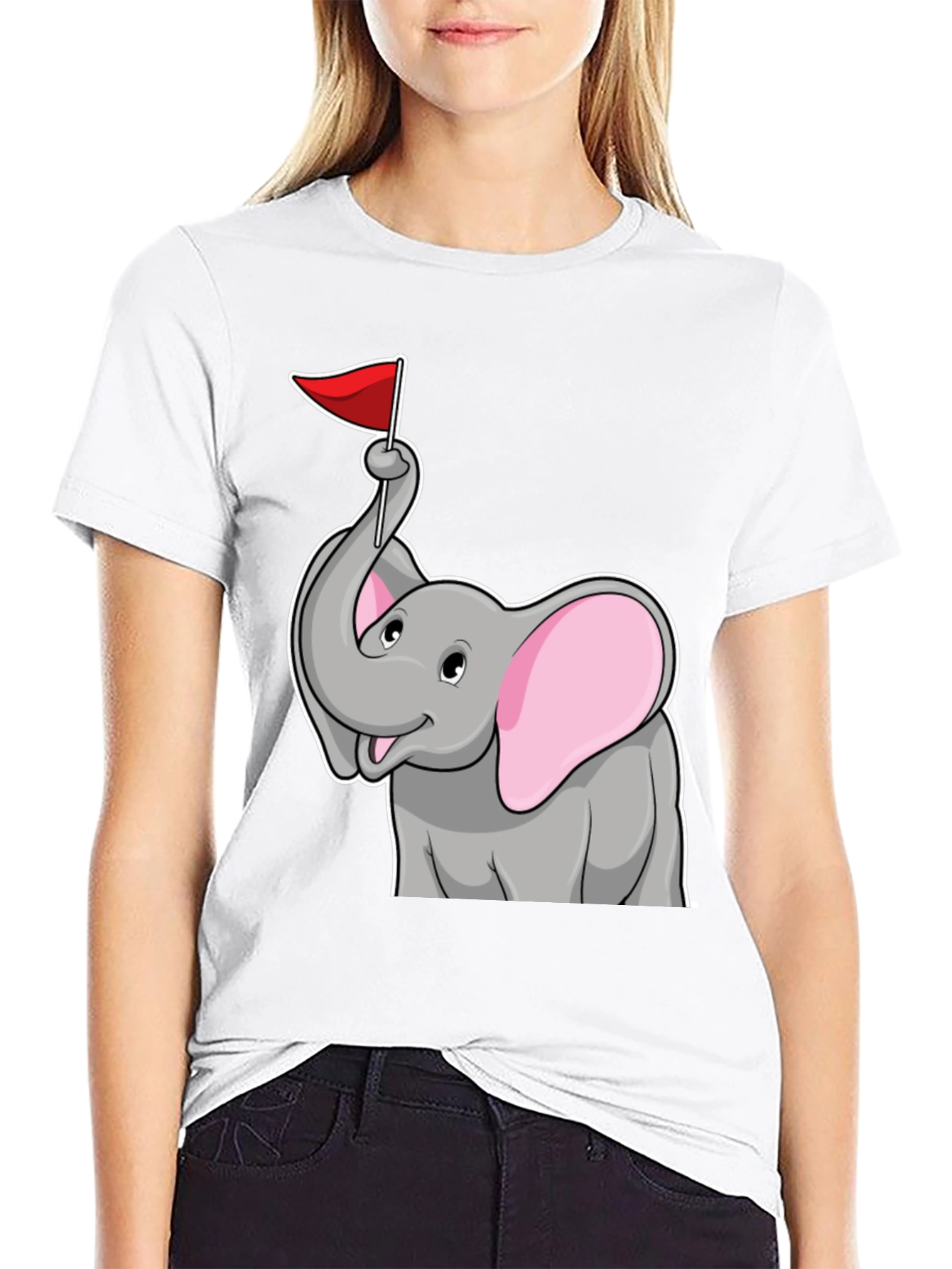Elephant Flag Graphic Tee