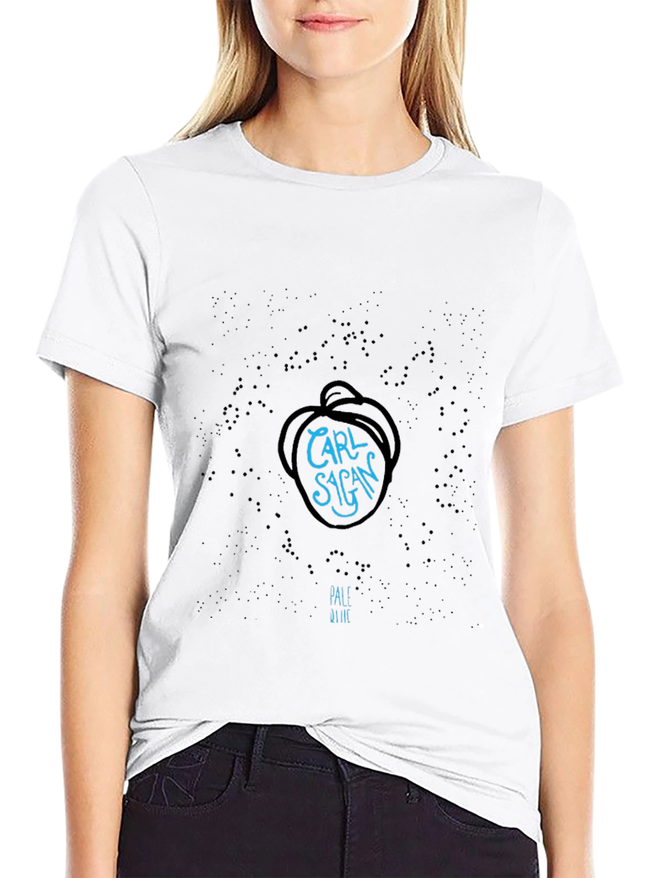Carl Sagan Pale Blue Dot Graphic T-Shirt