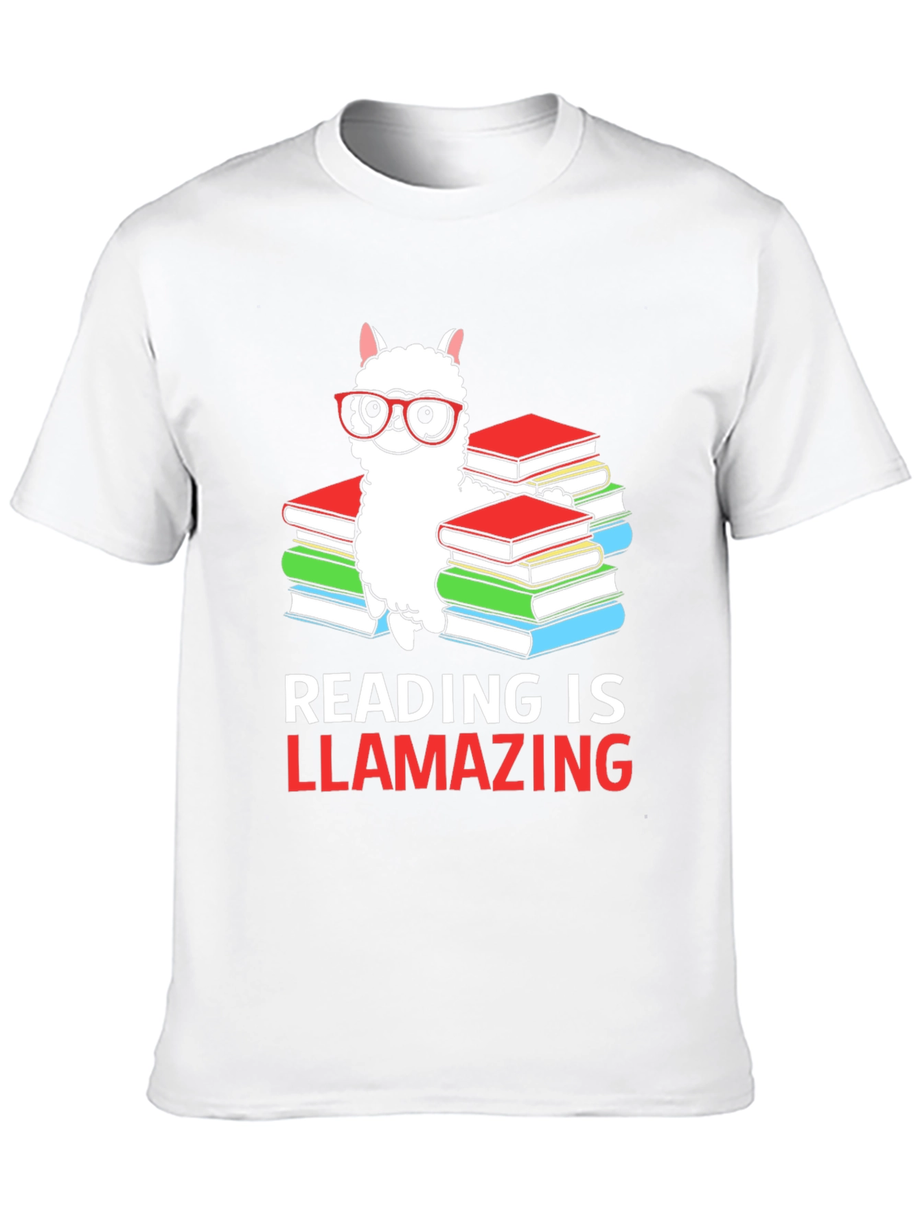 Reading is Llamazing T-Shirt - Book Lover Alpaca Tee