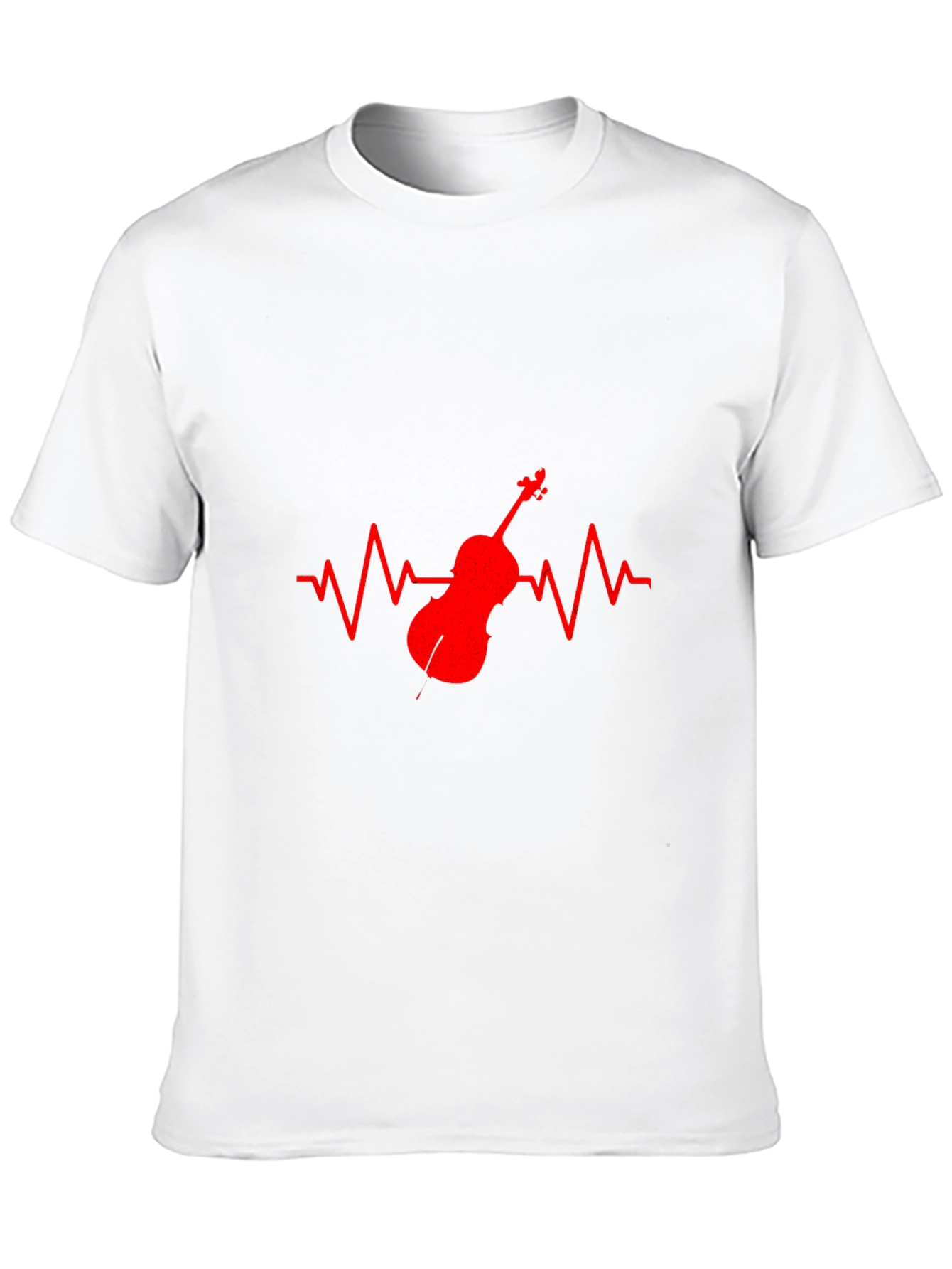 Music Heartbeat T-Shirt - Cello Design