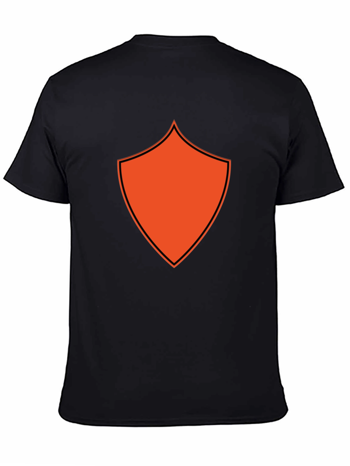 Black Shield Graphic Tee - Modern Style