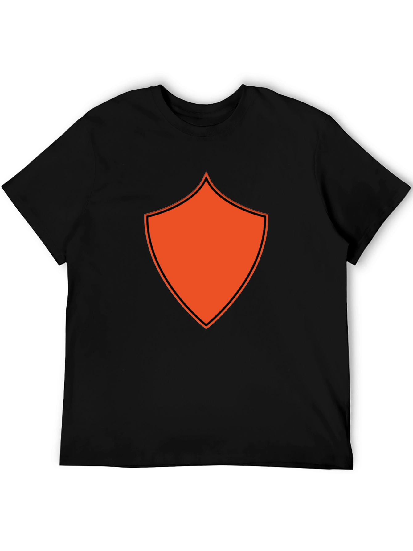 Black Shield Graphic Tee - Modern Style