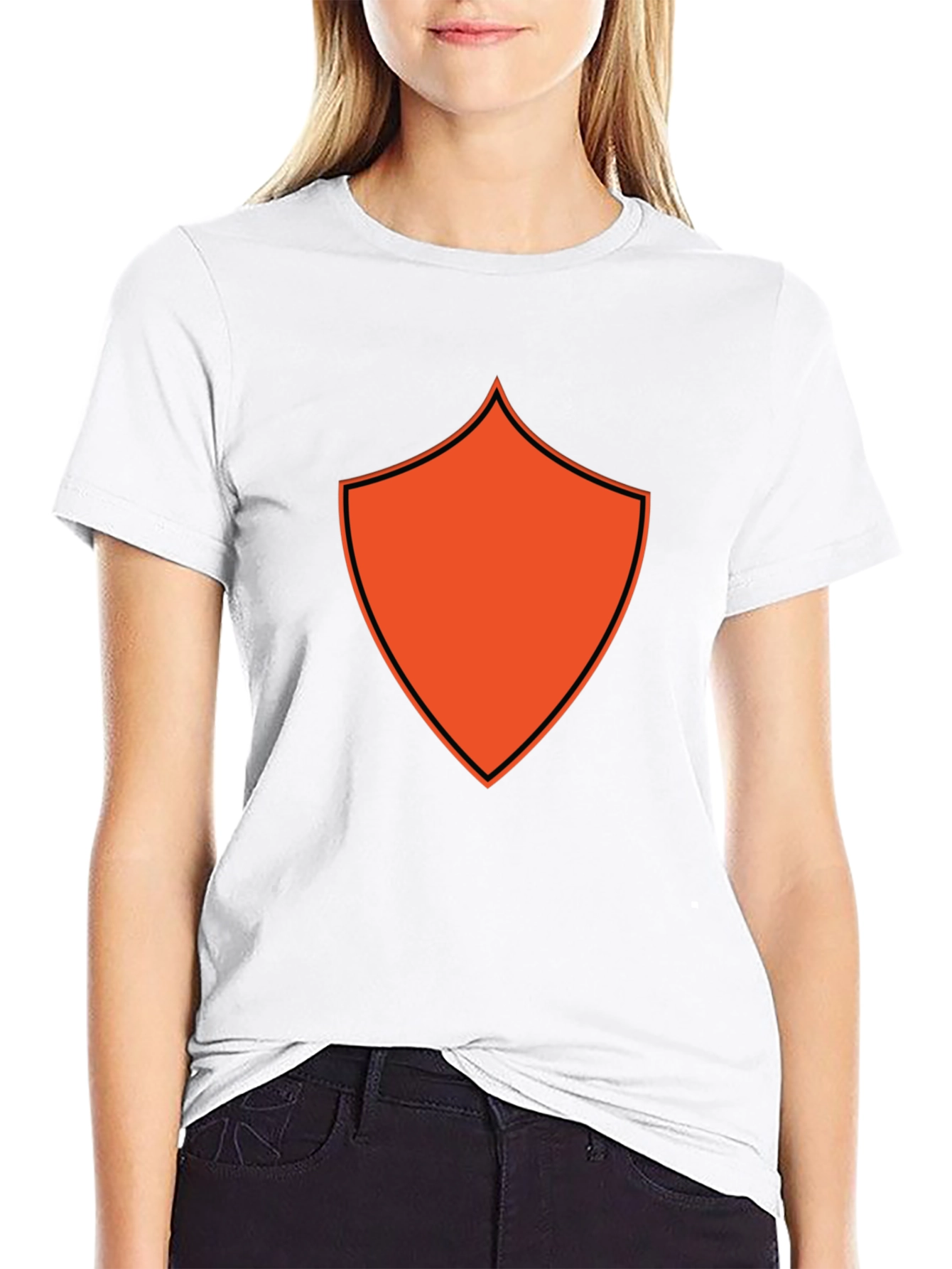 Black Shield Graphic Tee - Modern Style
