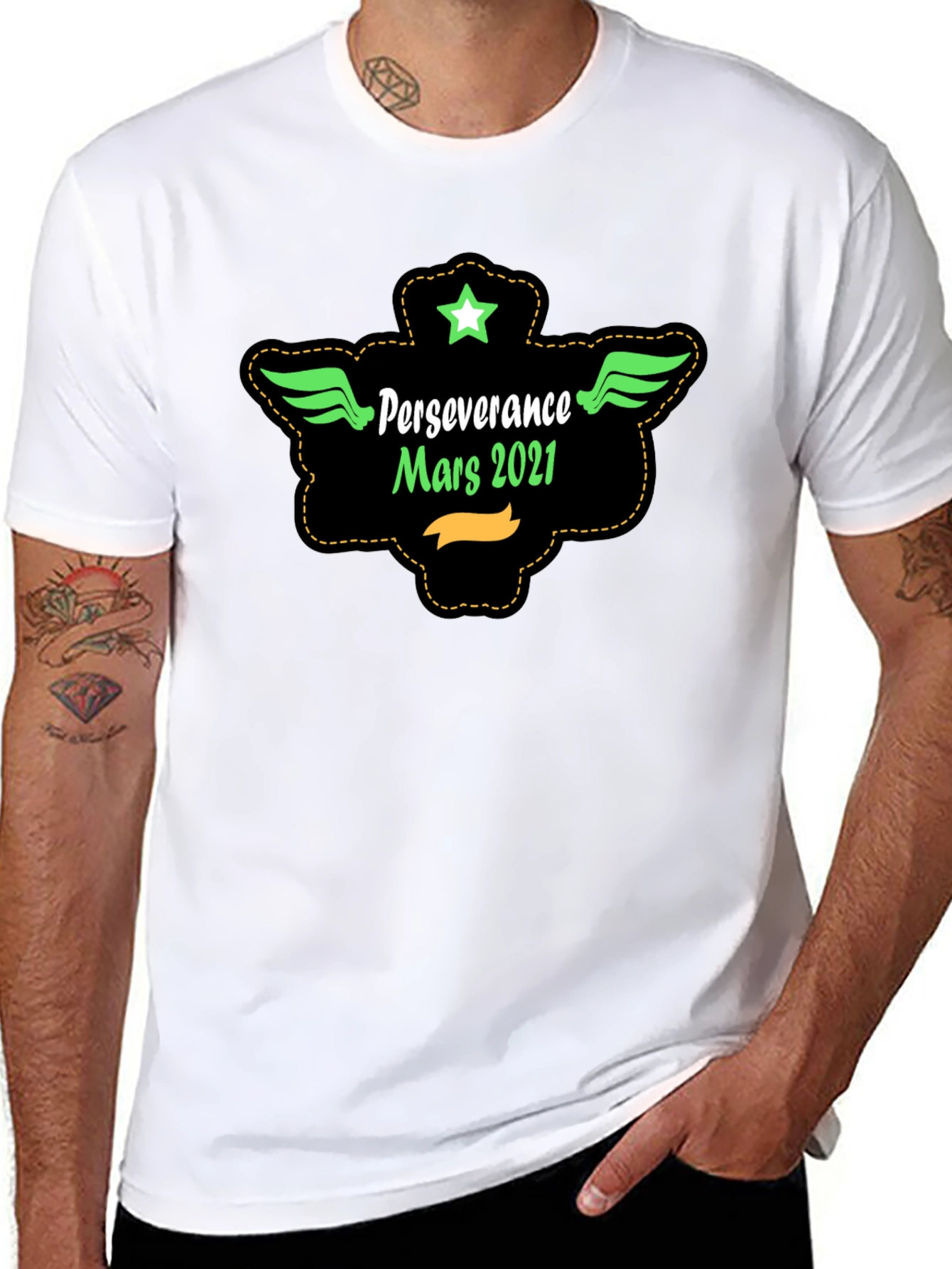 Perseverance Mars 2021 Graphic T-Shirt