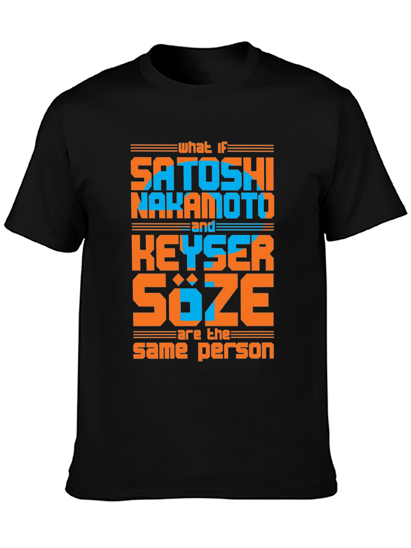 Satoshi Nakamoto & Keyser Soze Conspiracy T-Shirt