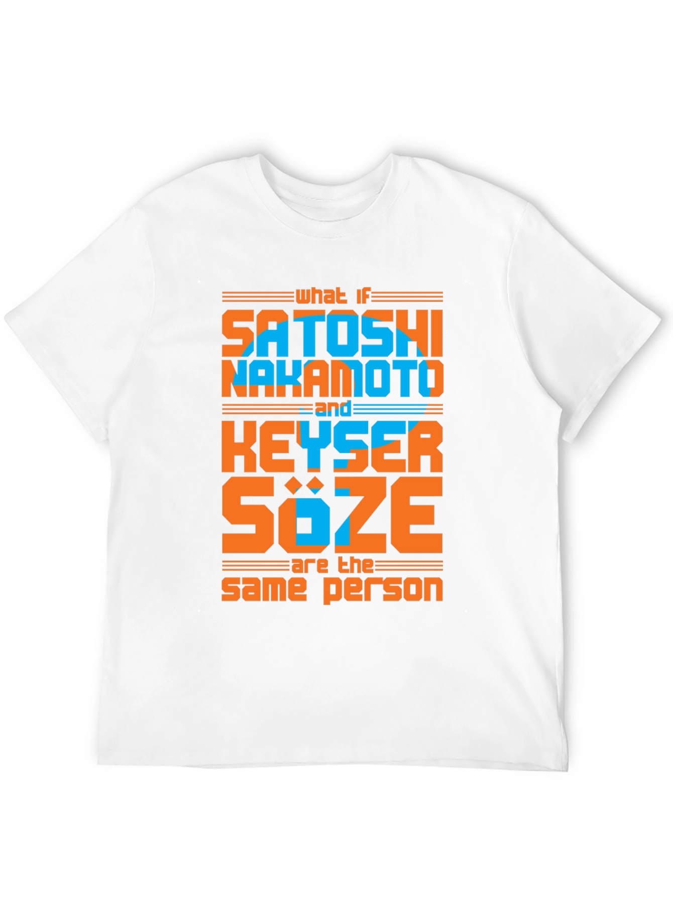 Satoshi Nakamoto & Keyser Soze Conspiracy T-Shirt