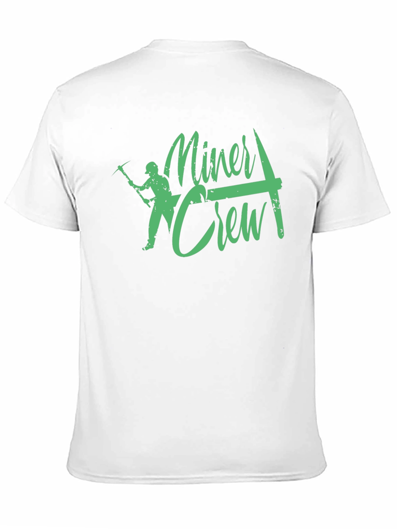 Miner Crew T-Shirt Black Graphic Tee