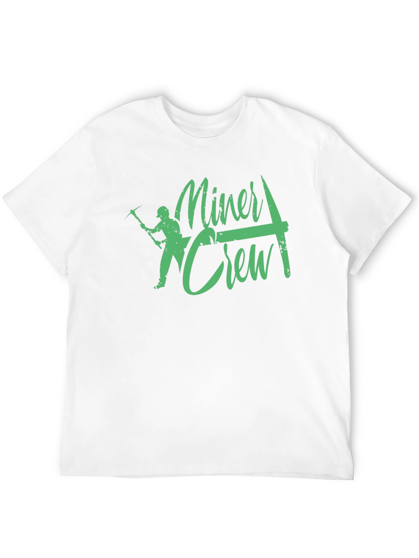 Miner Crew T-Shirt Black Graphic Tee