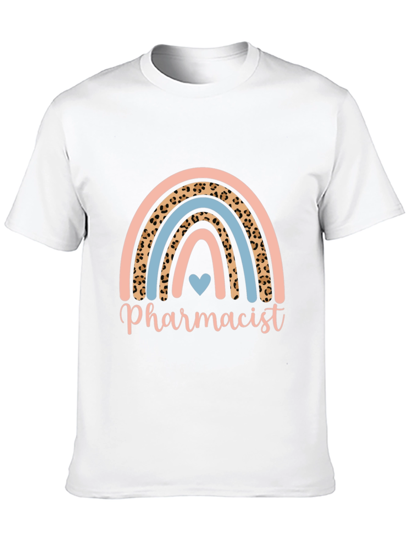 Pharmacist Rainbow Leopard Print T-Shirt