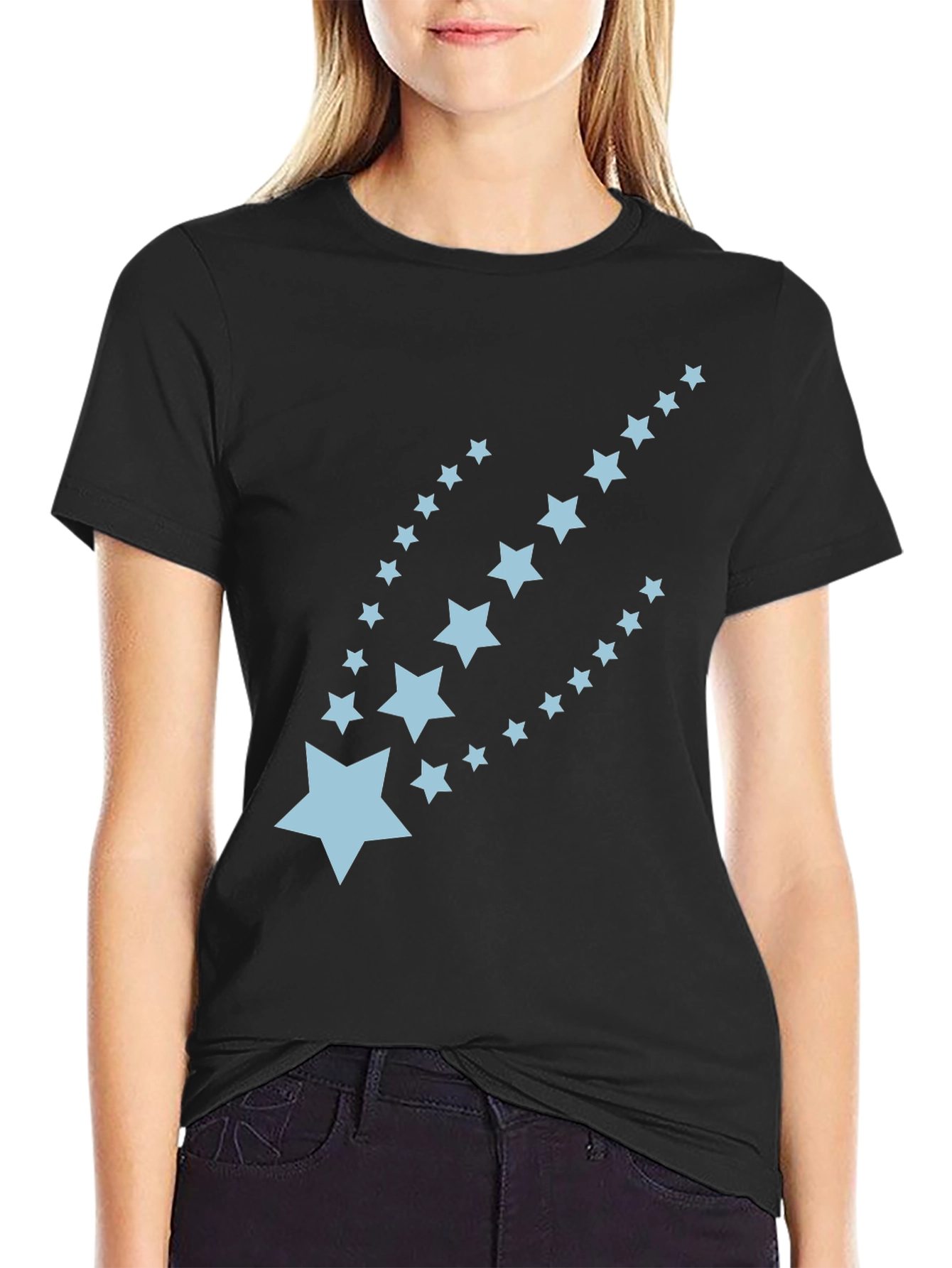 Star Trail Graphic Tee - Casual Comfort