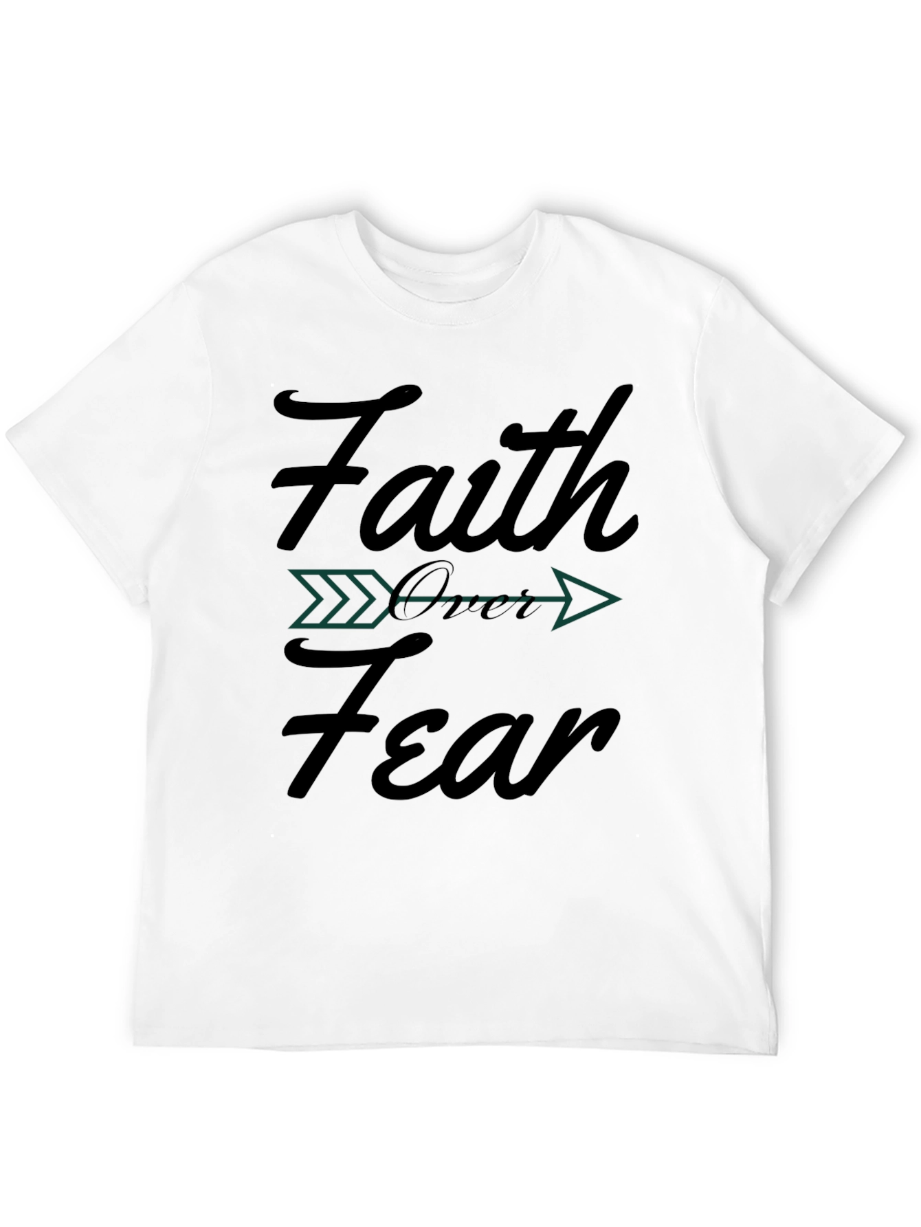 Faith Over Fear T-Shirt - Inspirational Graphic Tee