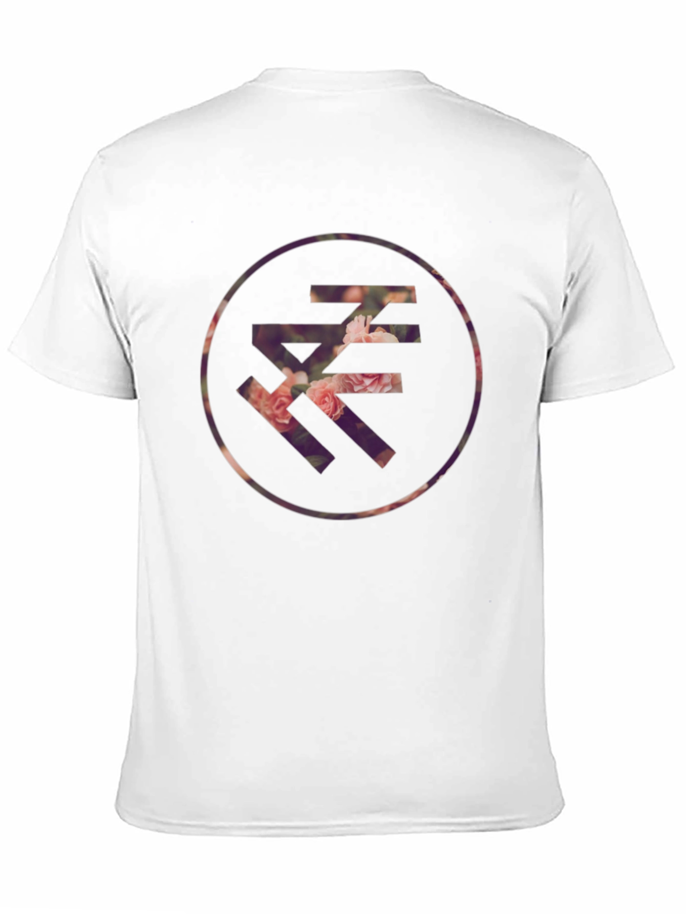 Floral Letter Graphic T-Shirt - Casual Style