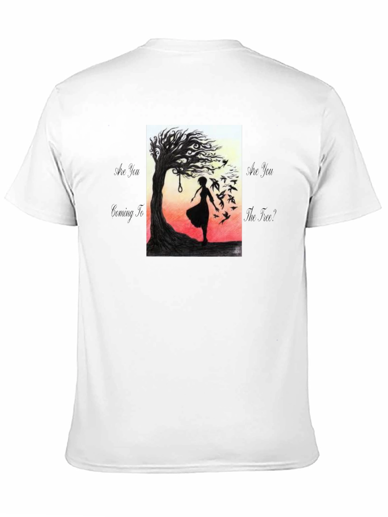 Silhouette Tree T-Shirt - Dark Art Tee