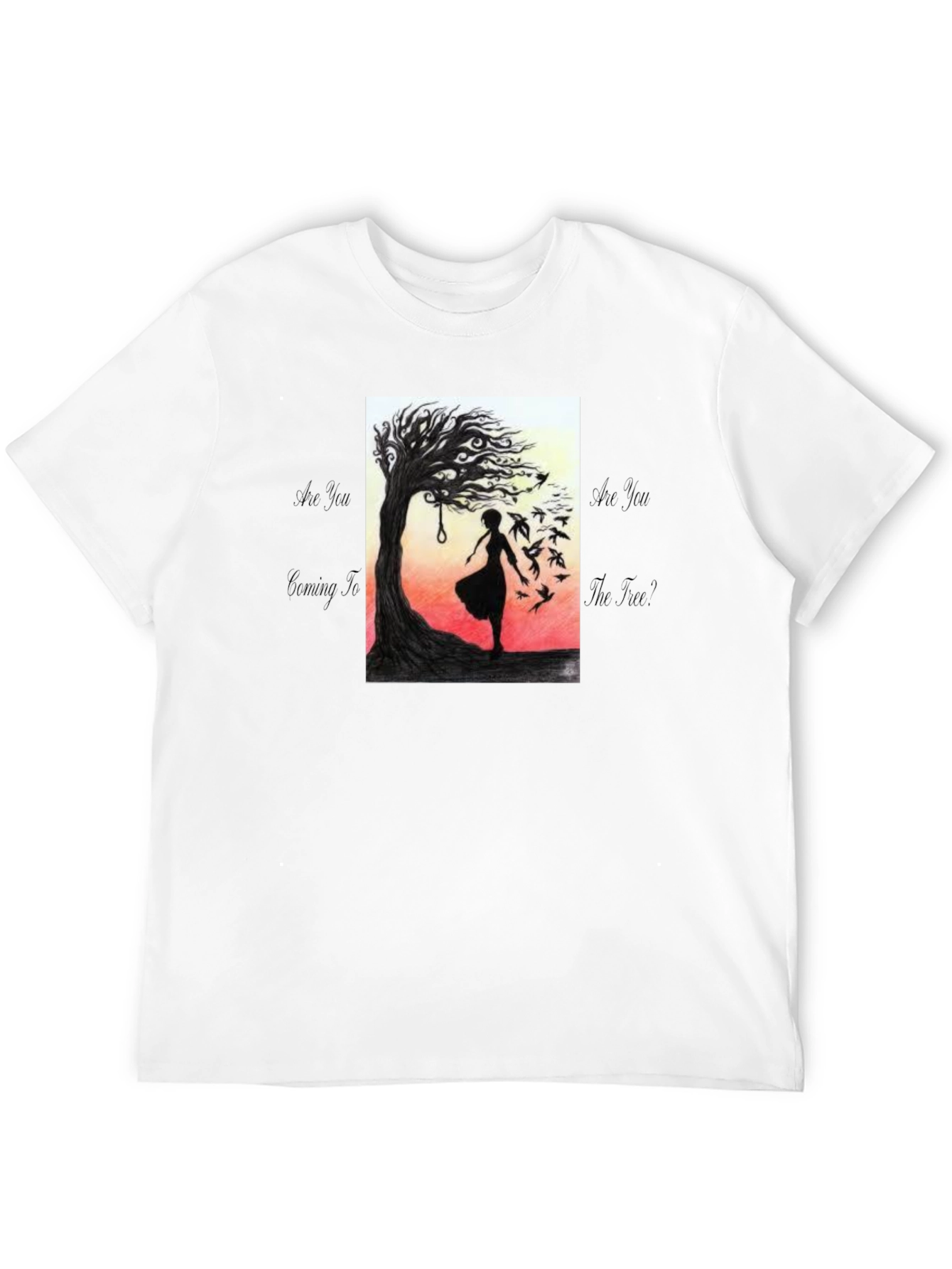 Silhouette Tree T-Shirt - Dark Art Tee
