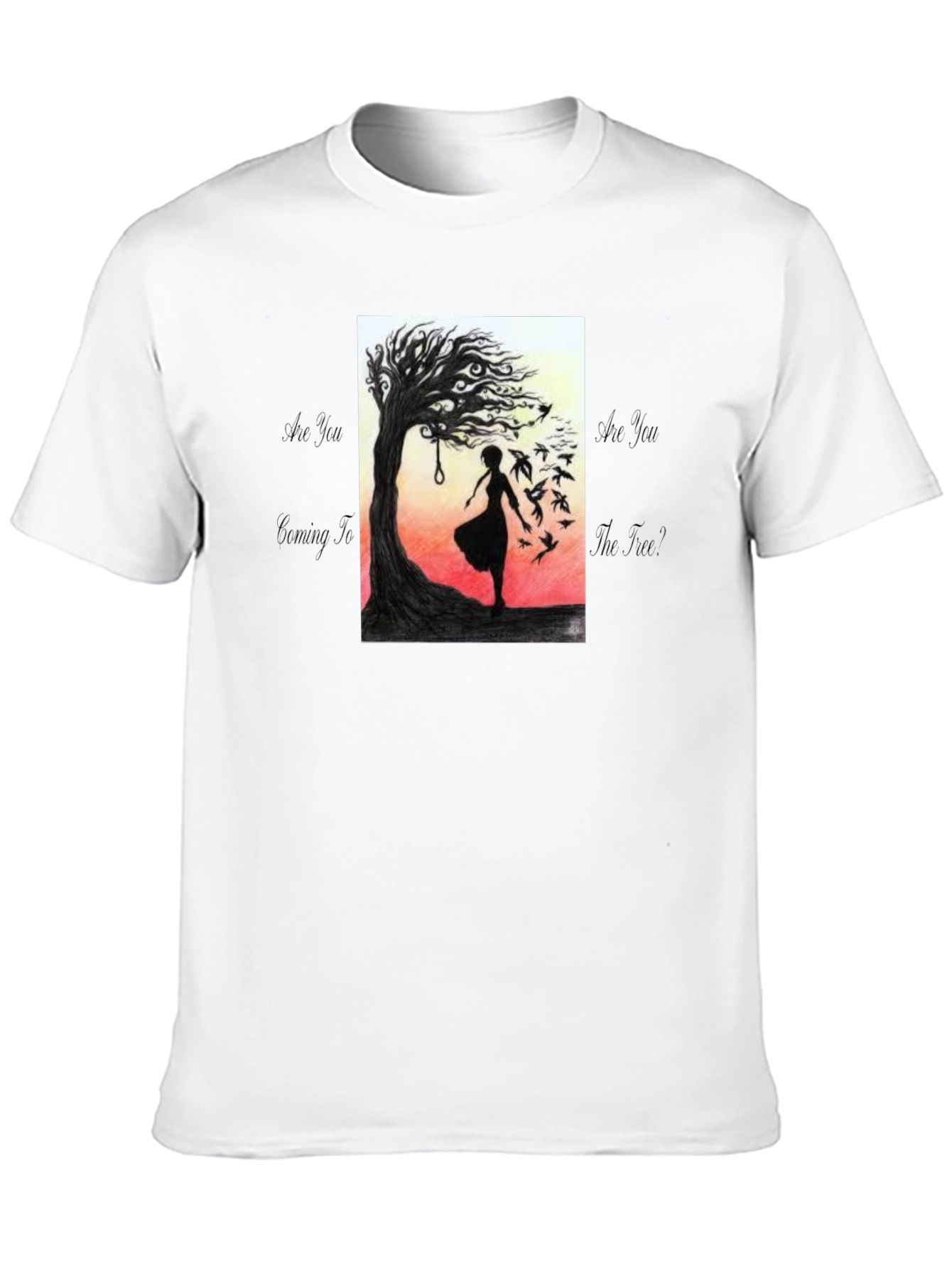 Silhouette Tree T-Shirt - Dark Art Tee