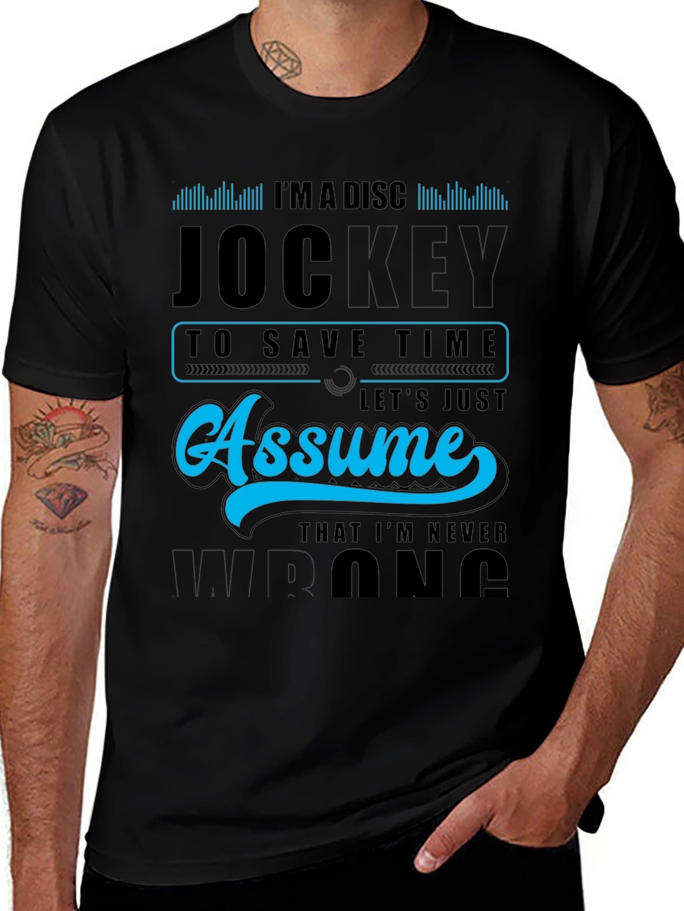 Im A Disc Jockey Graphic T-Shirt