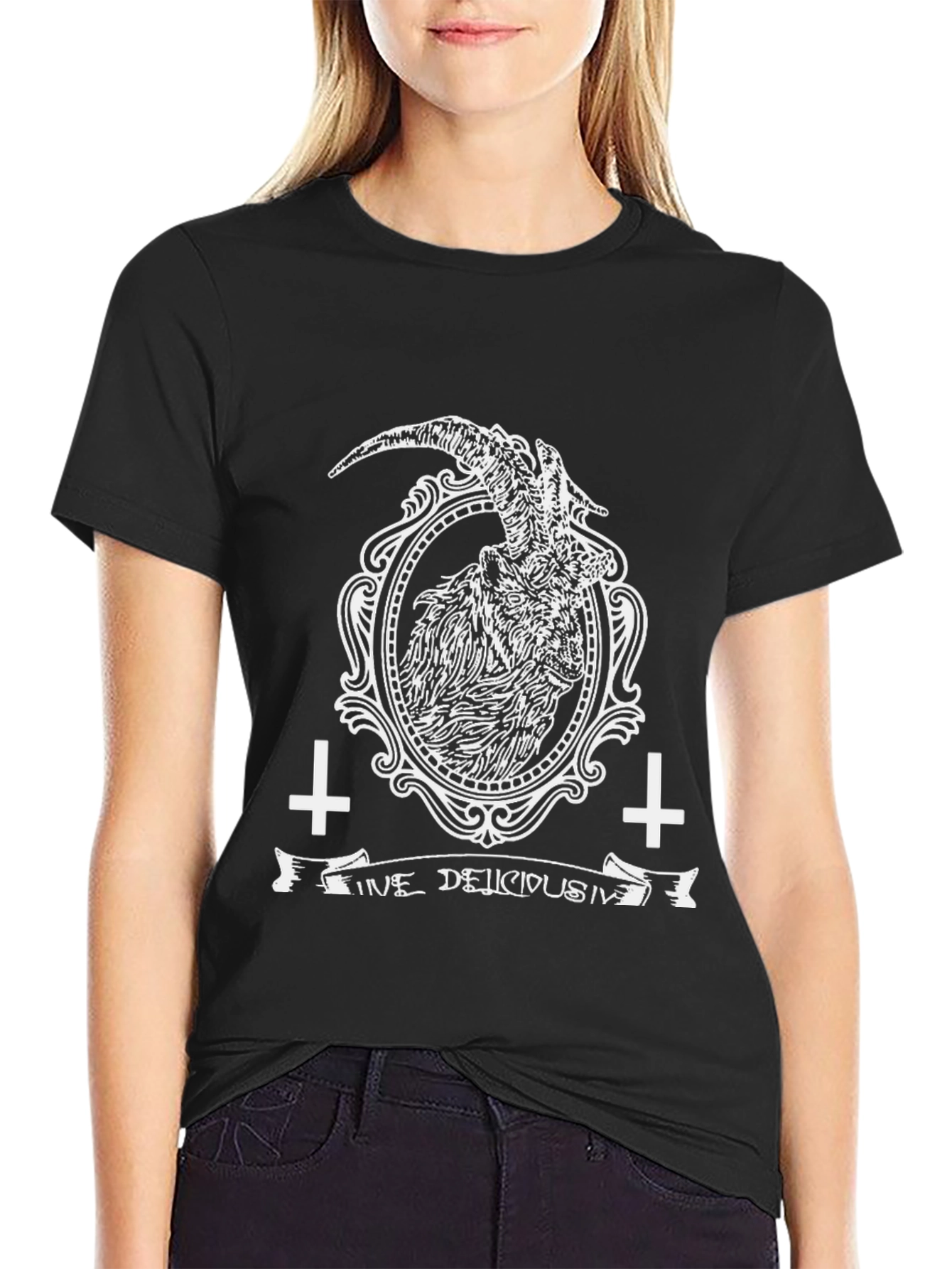 Occult Goat Graphic Tee - Delicious Sin