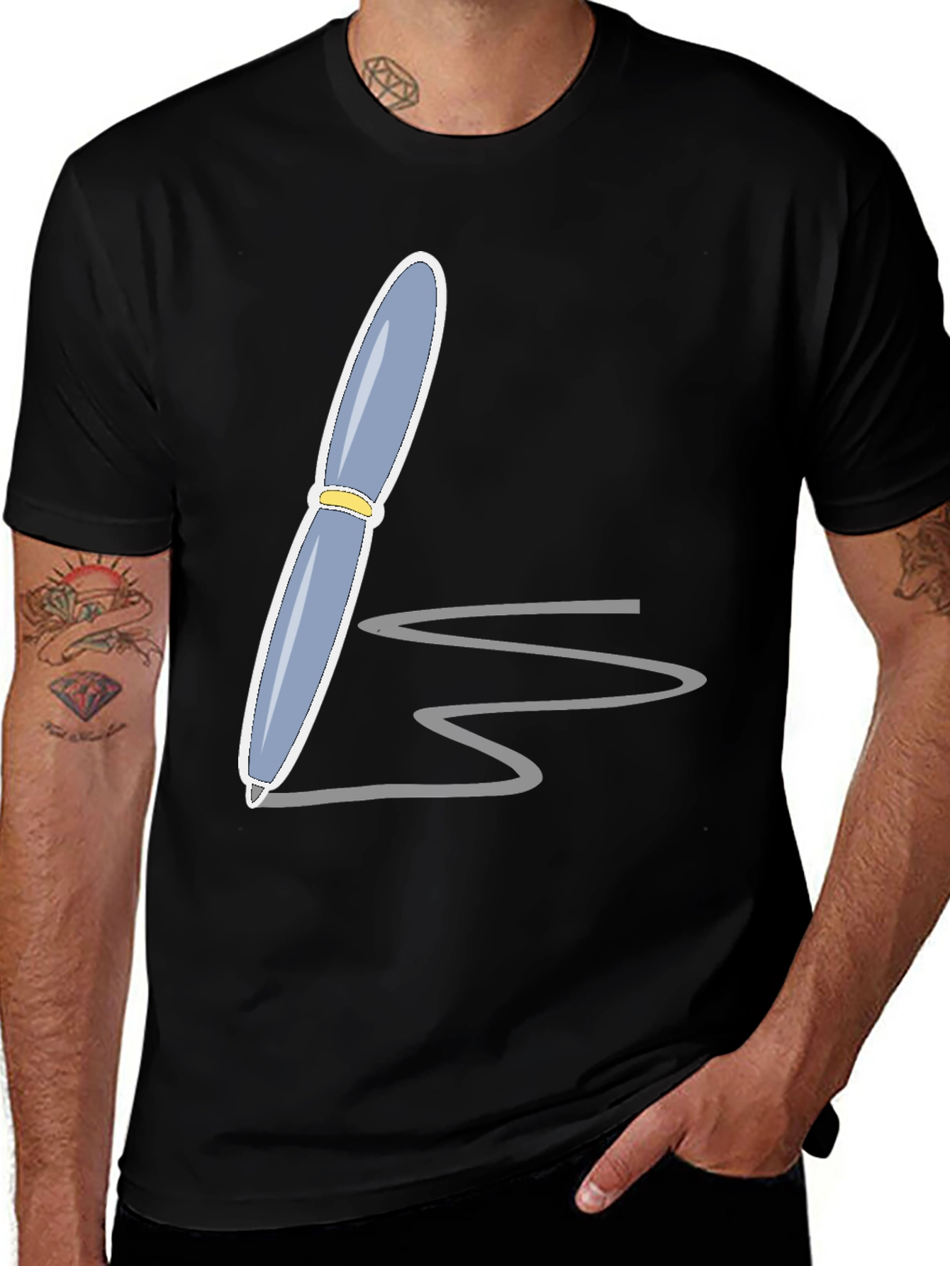 Stylized Pen T-Shirt