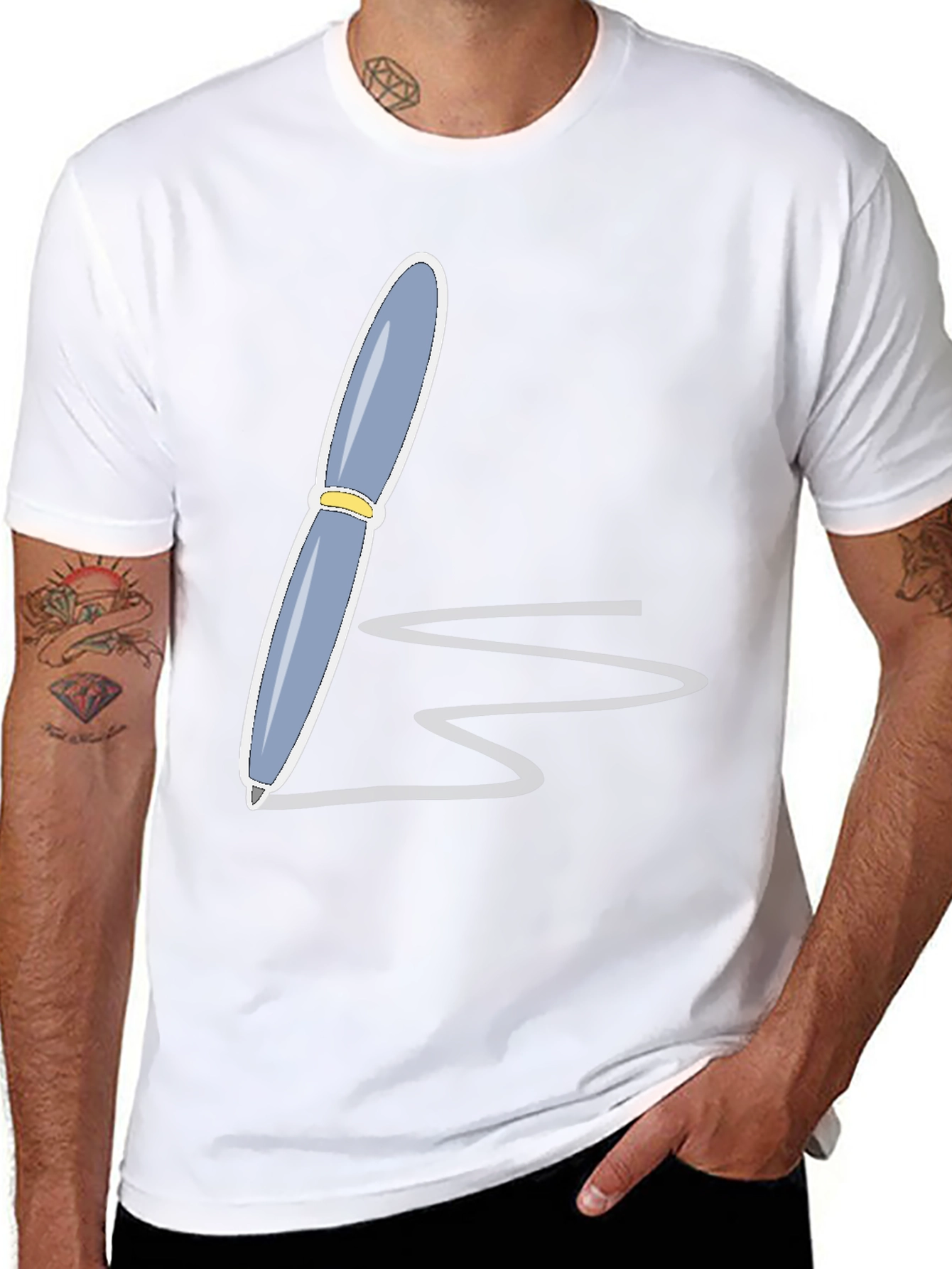 Stylized Pen T-Shirt