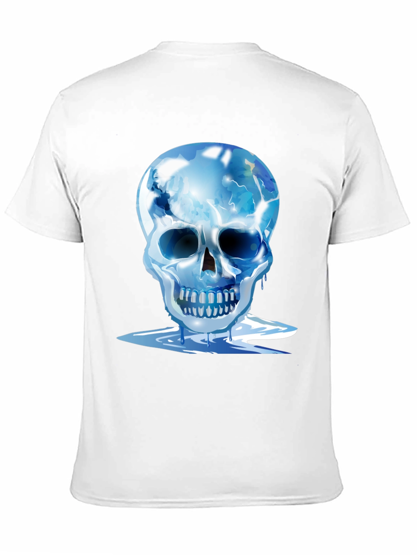 Icy Skull Graphic Tee - Mens Black T-Shirt
