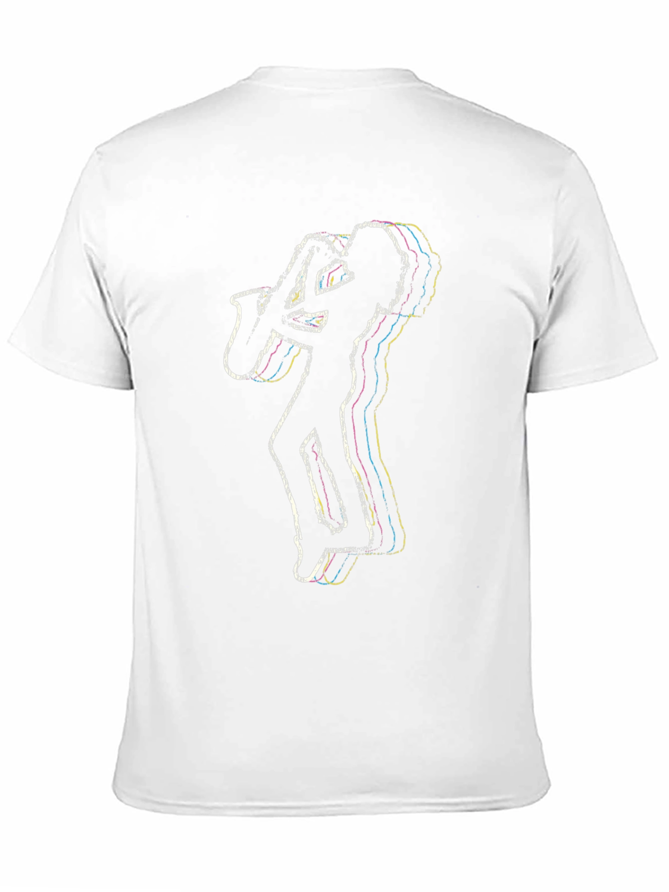 Saxophone Player Graphic Tee - Classic Black