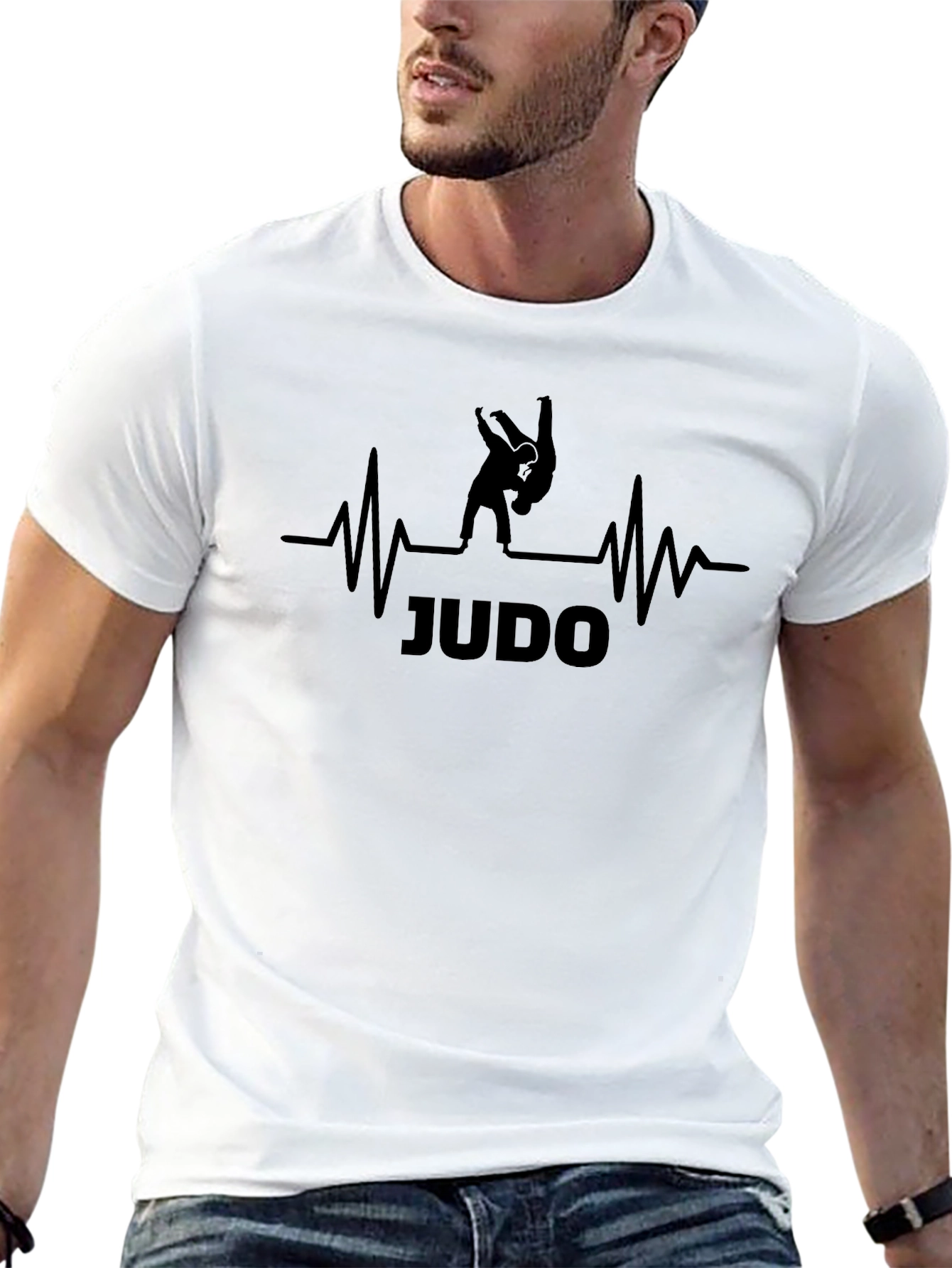 Judo Heartbeat T-Shirt - Martial Arts Design