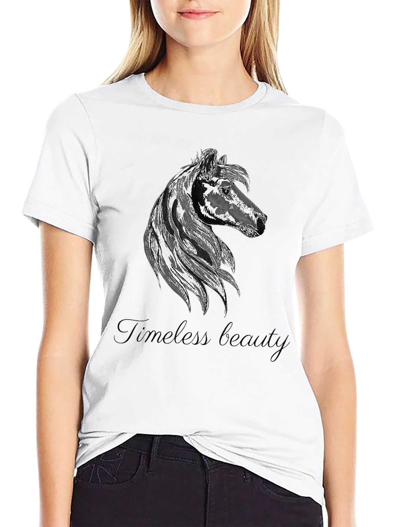 Timeless Beauty Horse Graphic Tee
