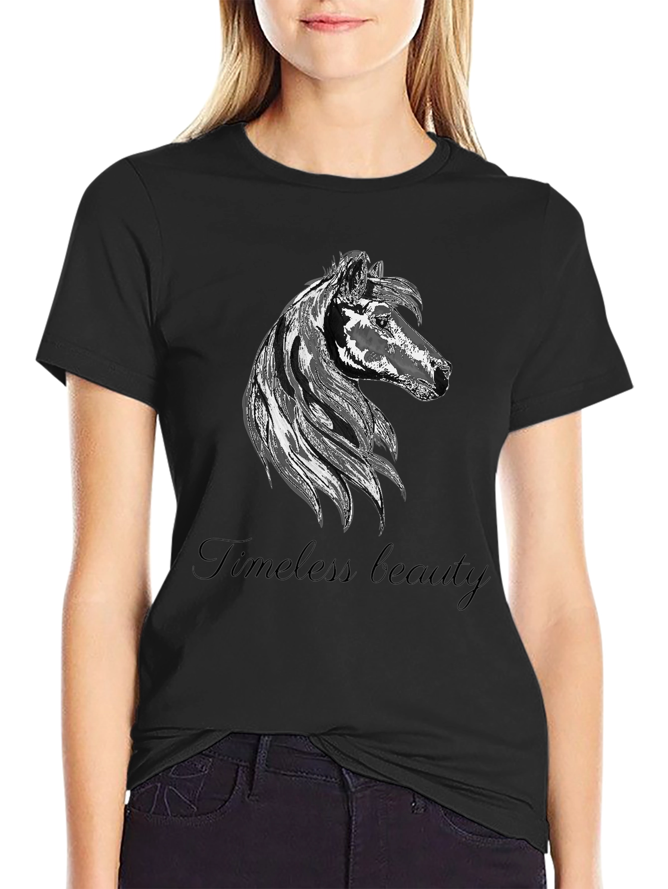 Timeless Beauty Horse Graphic Tee
