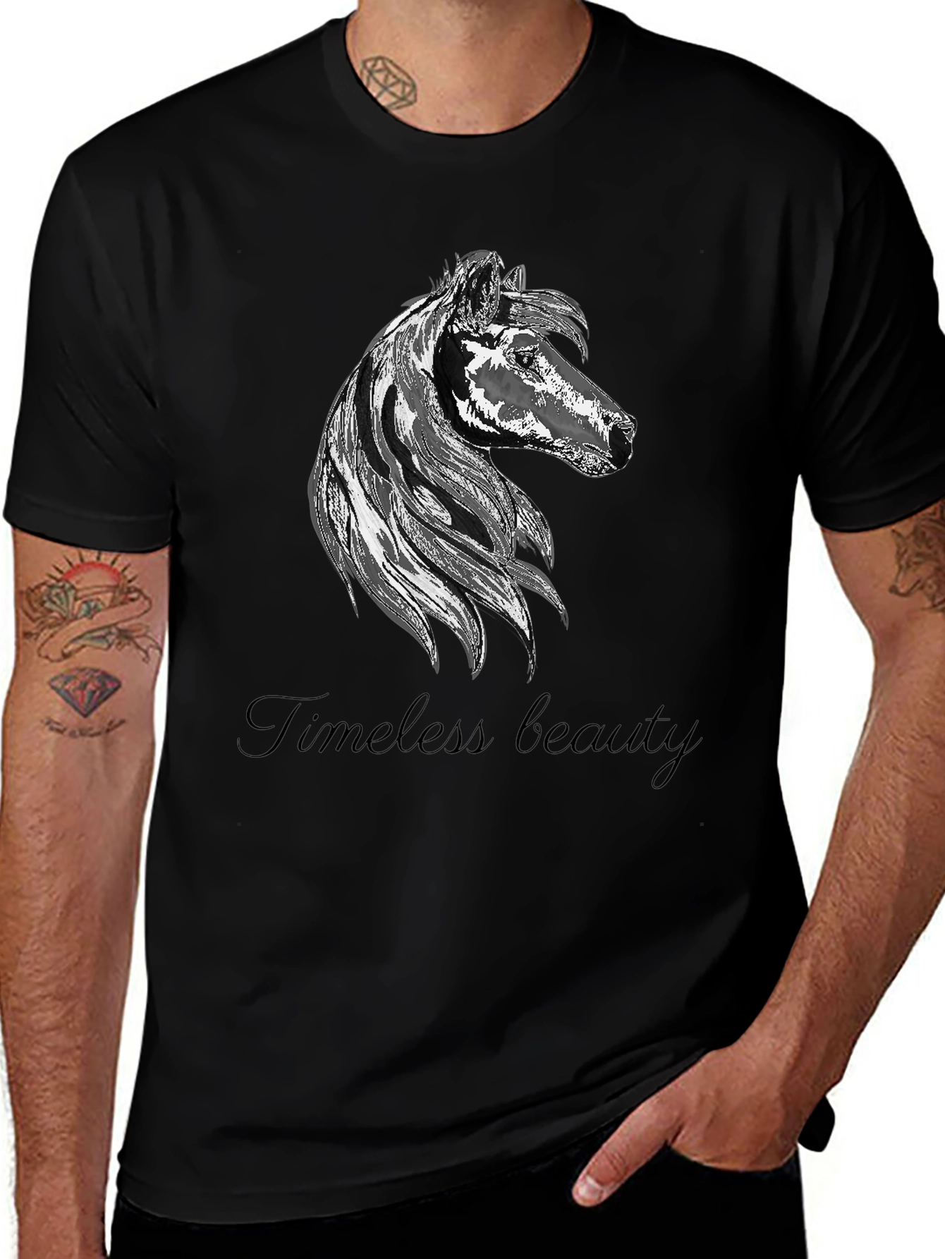 Timeless Beauty Horse Graphic Tee
